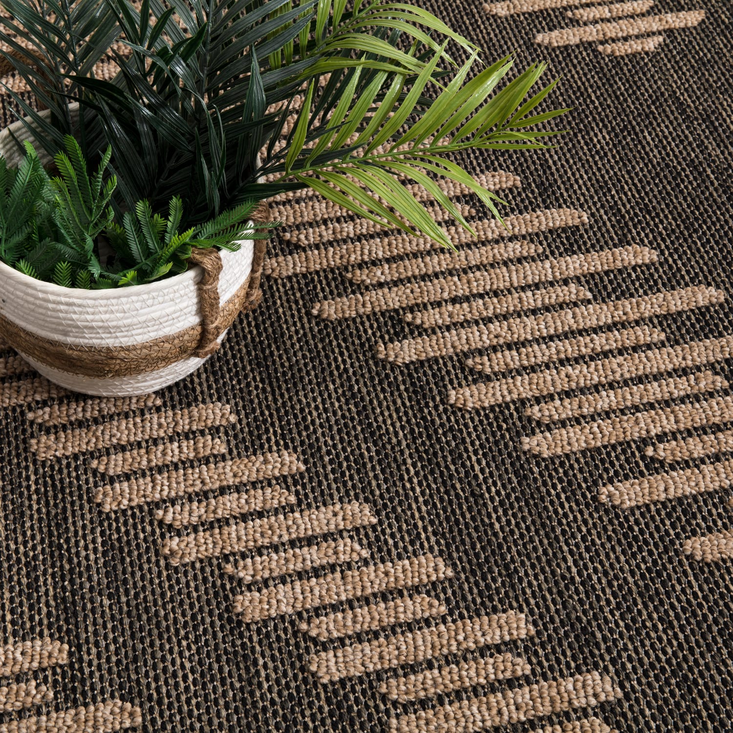 In- & Outdoor-Teppich Cologne Anthrazit