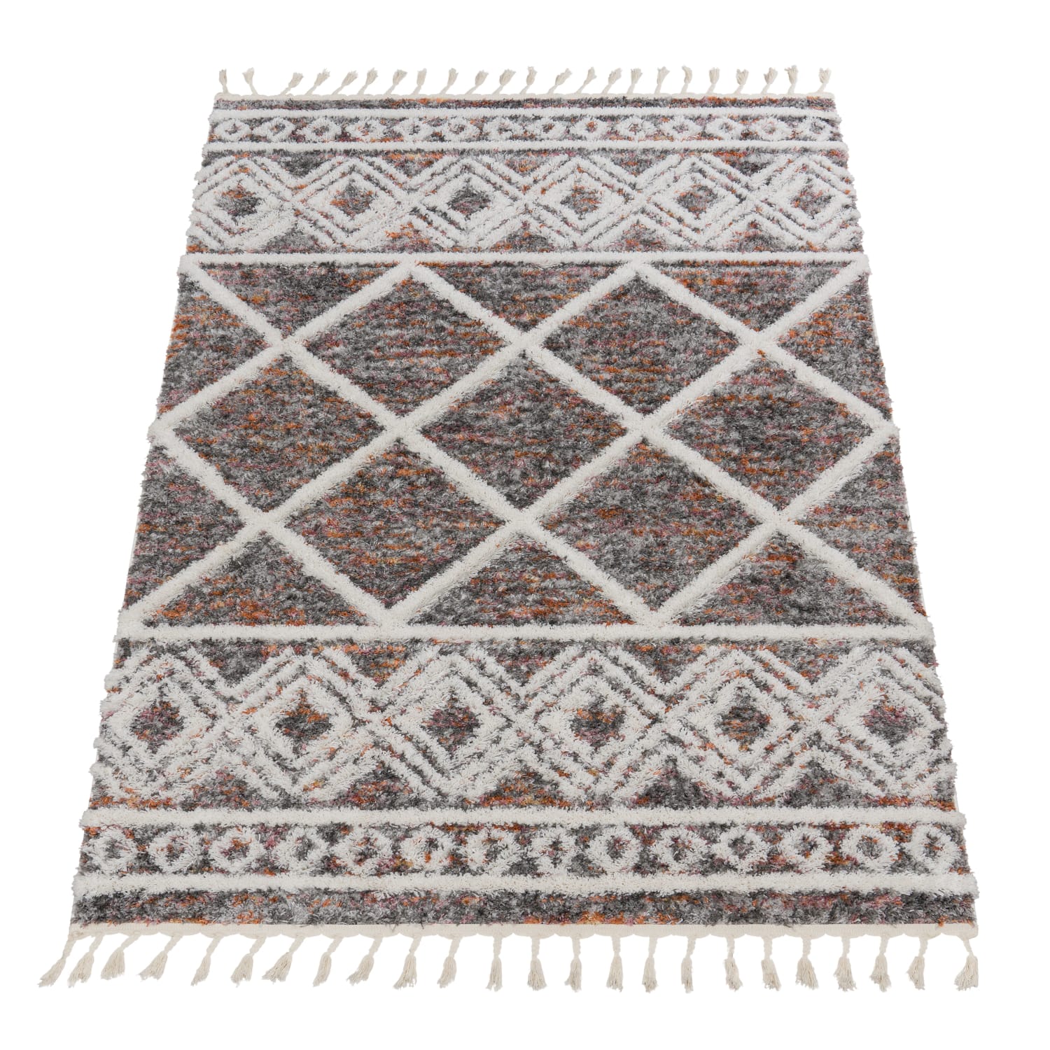 Hochflorteppich Monza Mehrfarbig