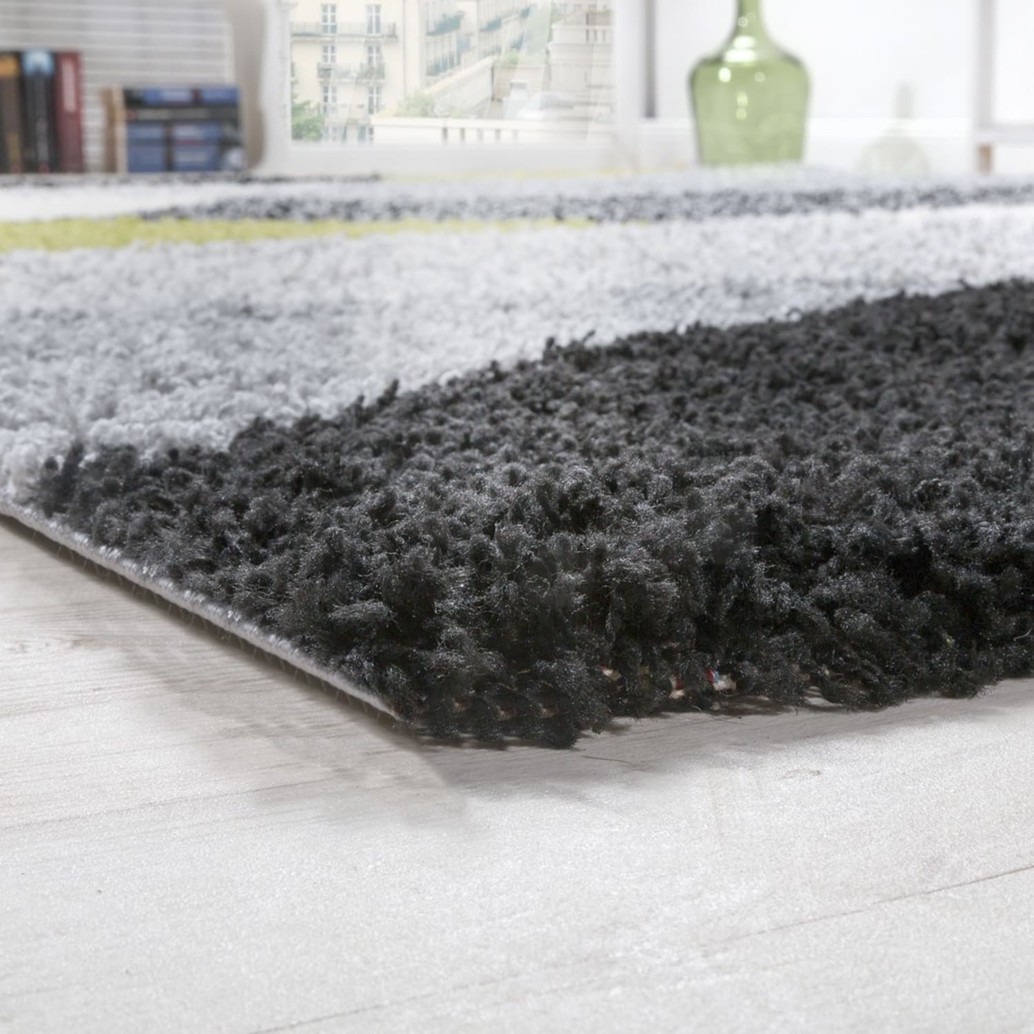 Shaggyteppich Mango Grün