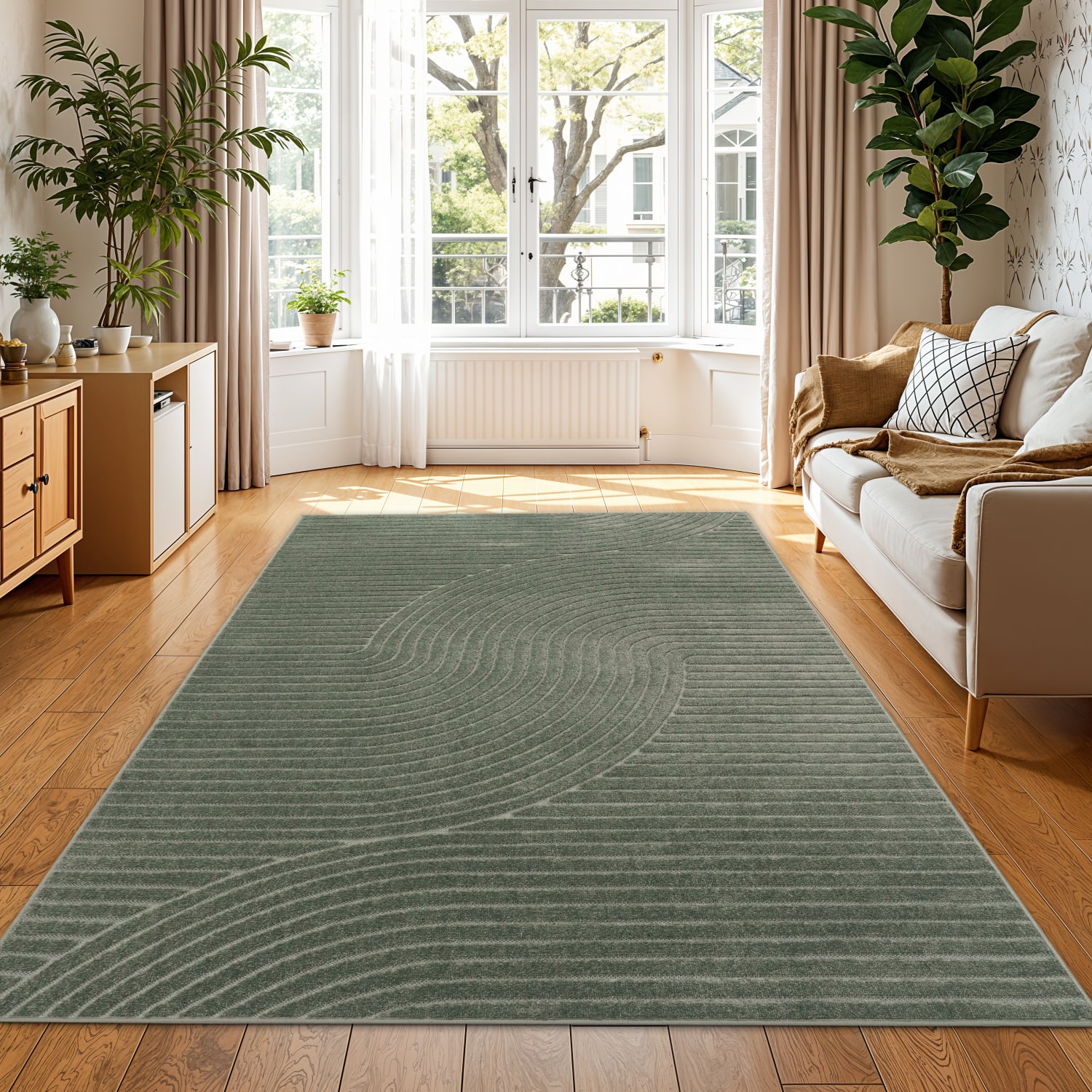 In- & Outdoor-Teppich Cotton Grün