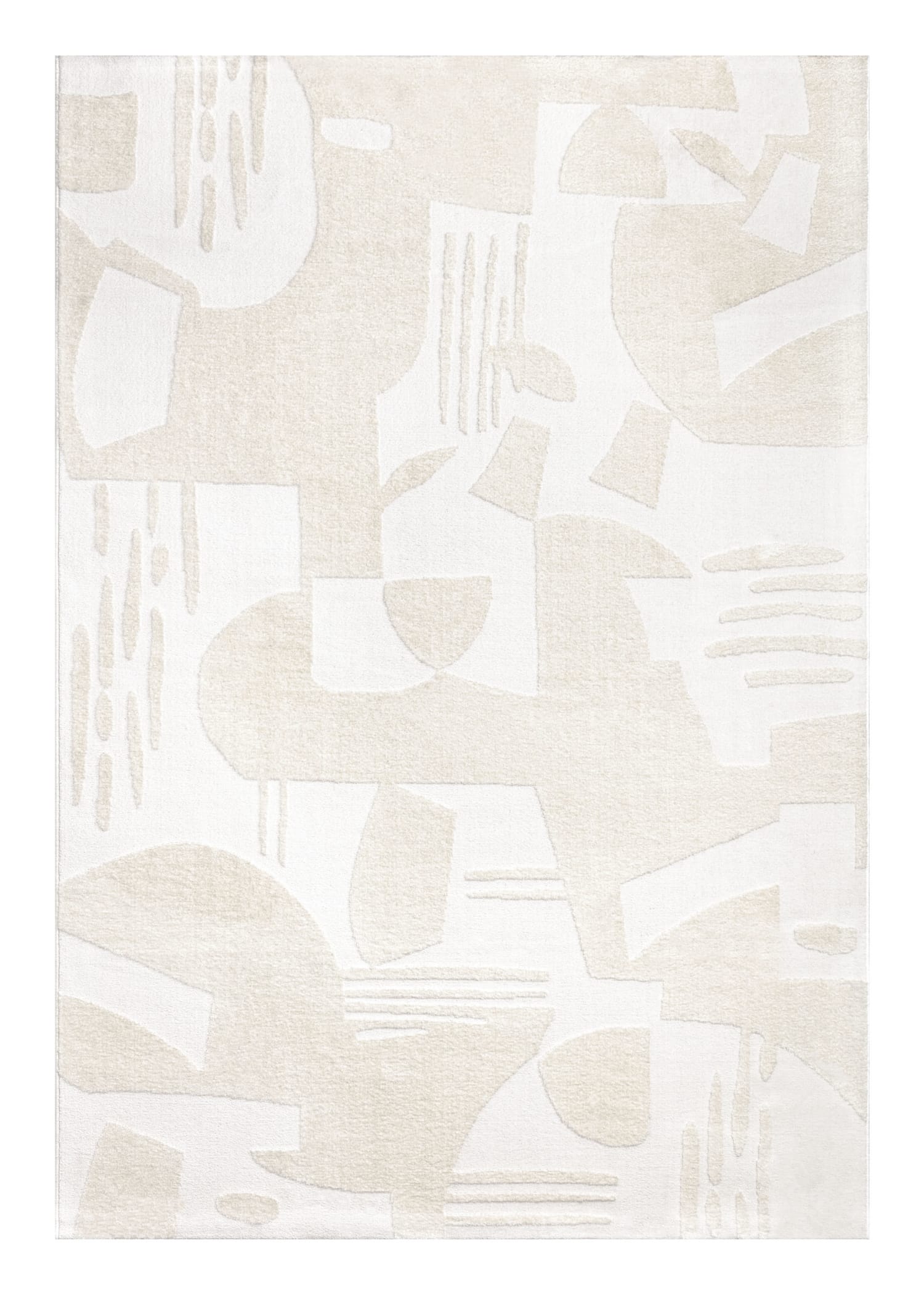 Moderner-Teppich Luzern Creme