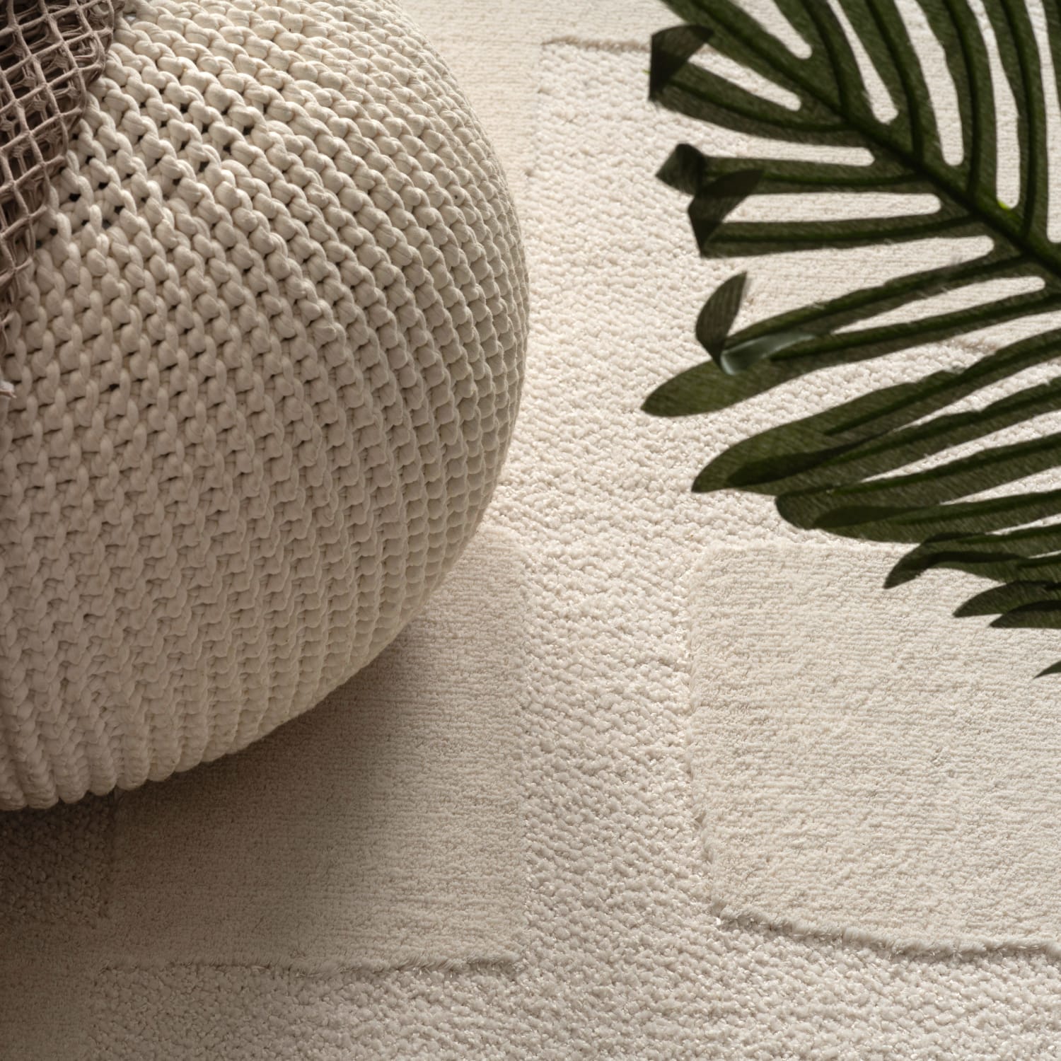 Moderner-Teppich Samos Creme