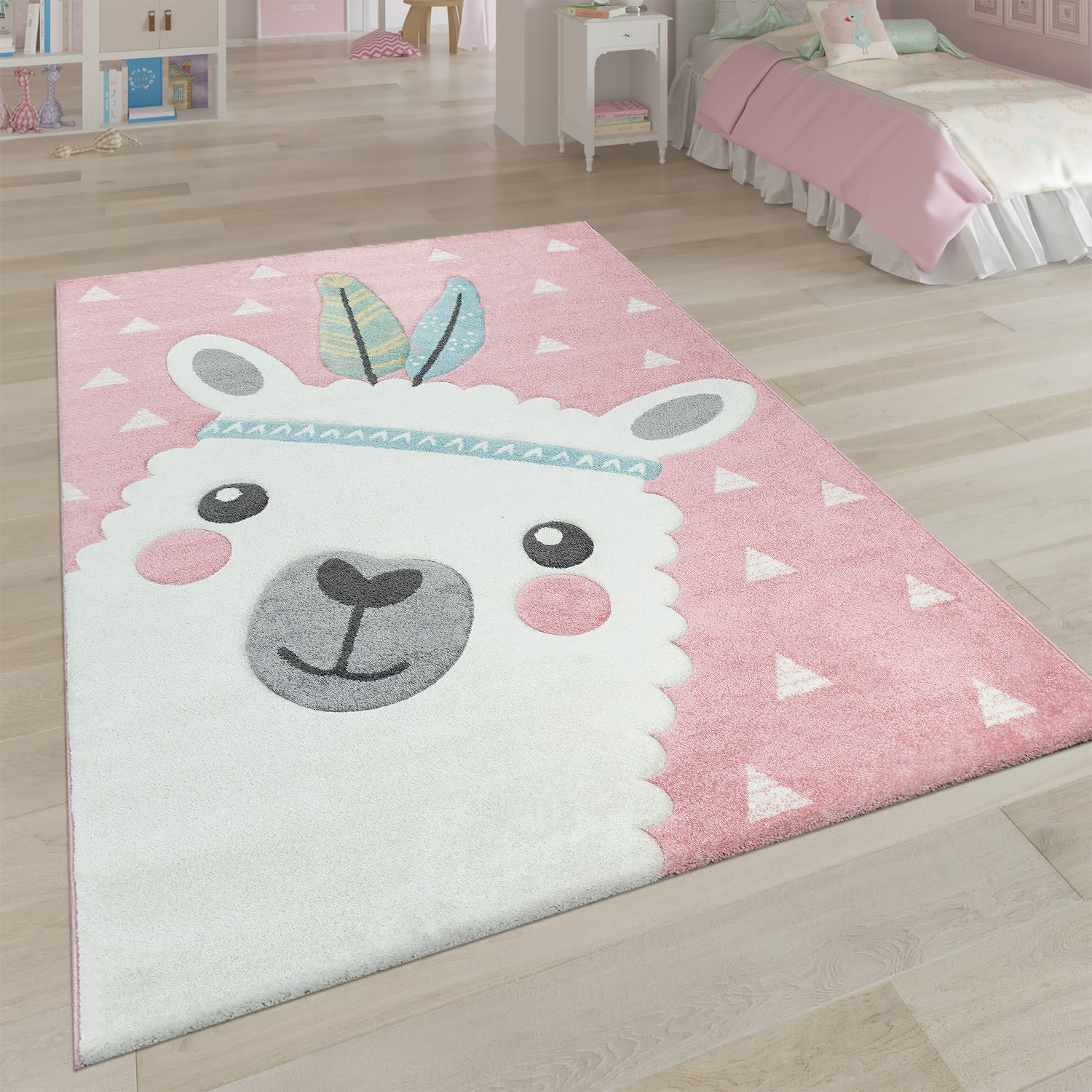 Kinder-Teppich Ela Pink