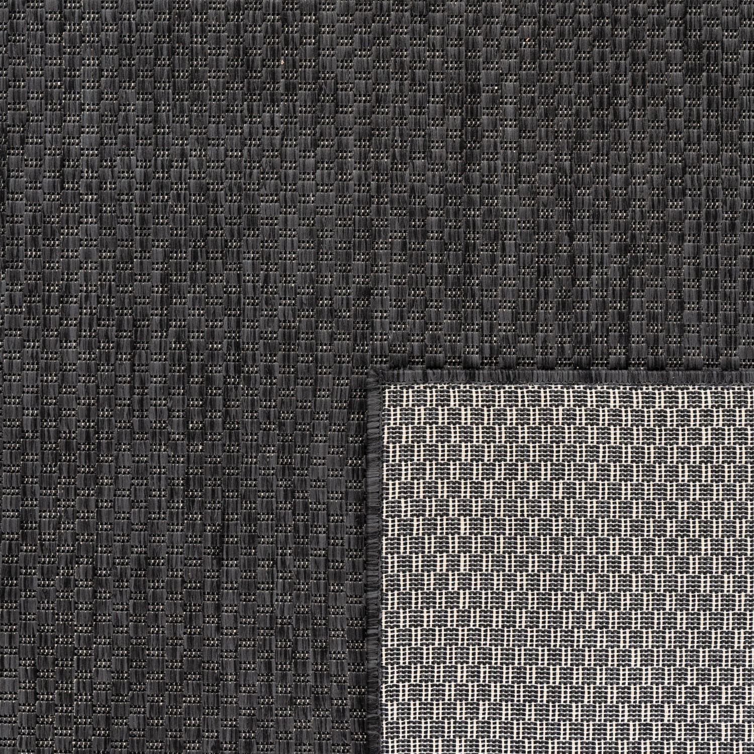 In- & Outdoor-Teppich Venedig Anthrazit