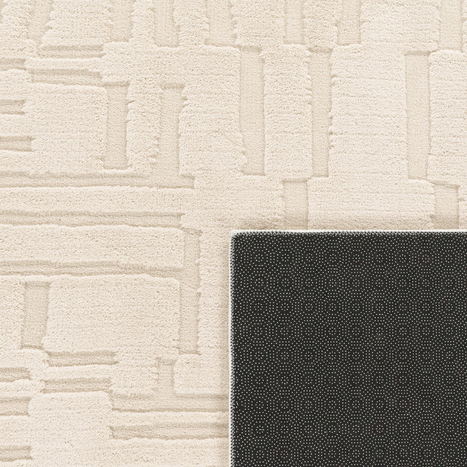 Moderner-Teppich Tokio Creme