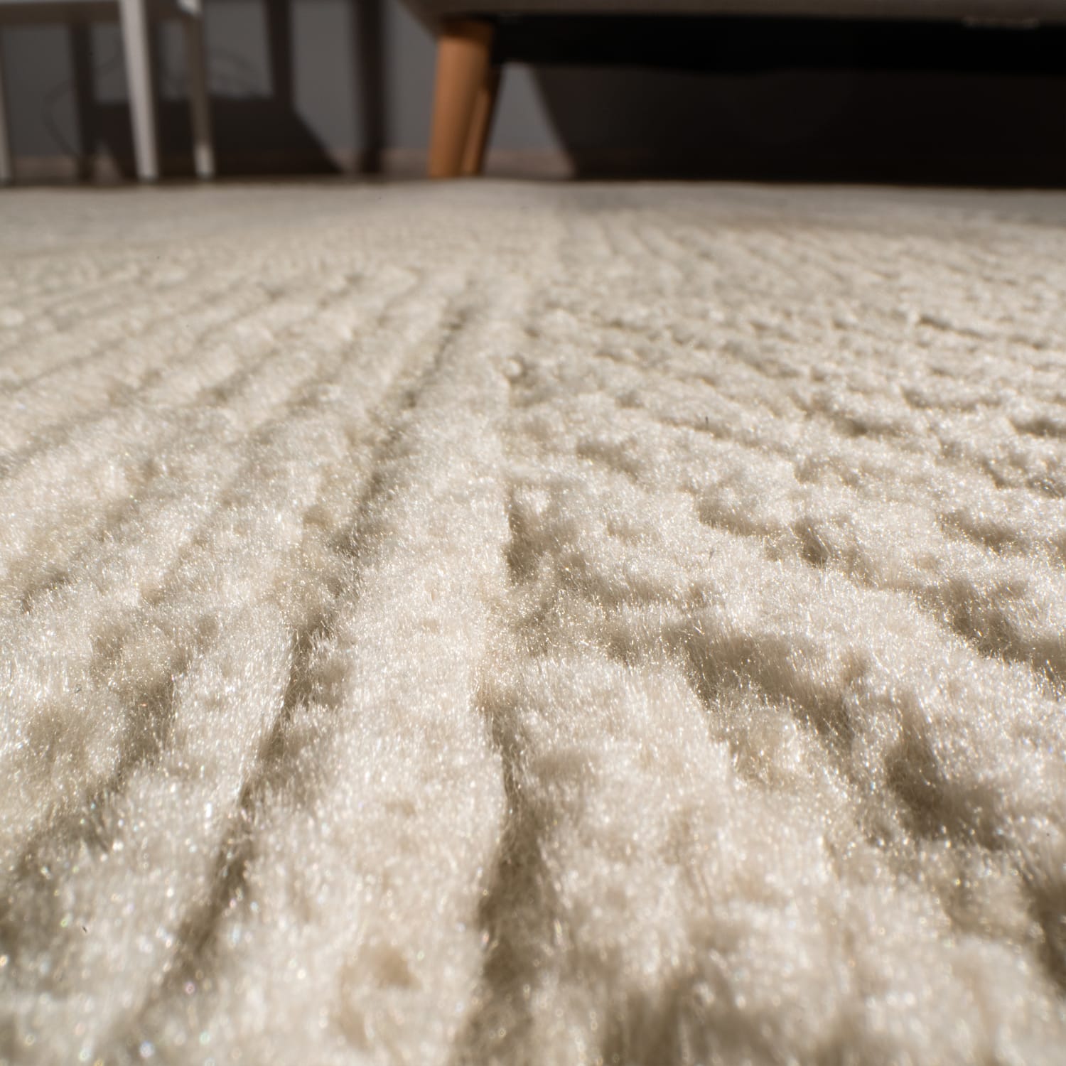 Moderner-Teppich Tinos Beige