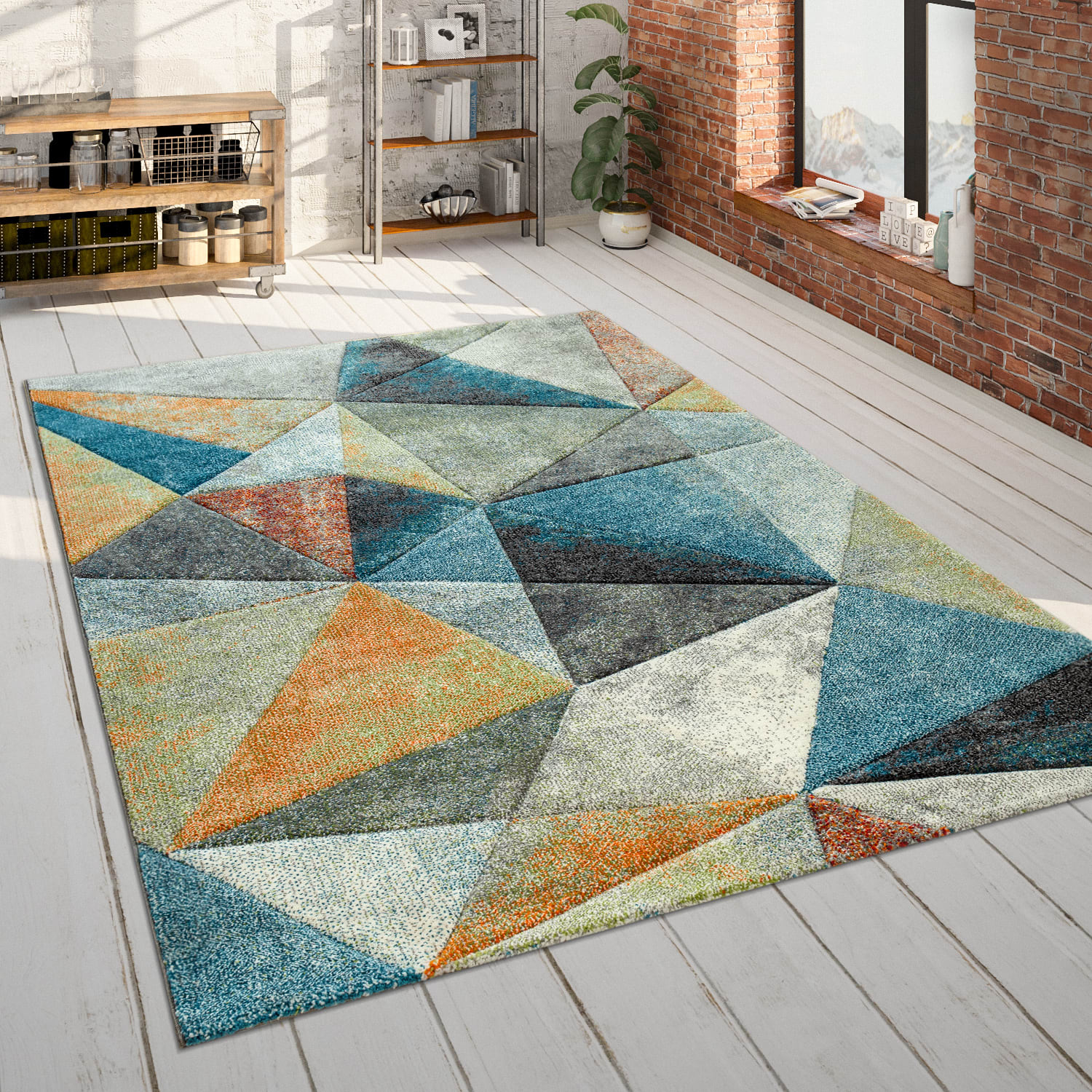 Moderner-Teppich Brilliance Mehrfarbig