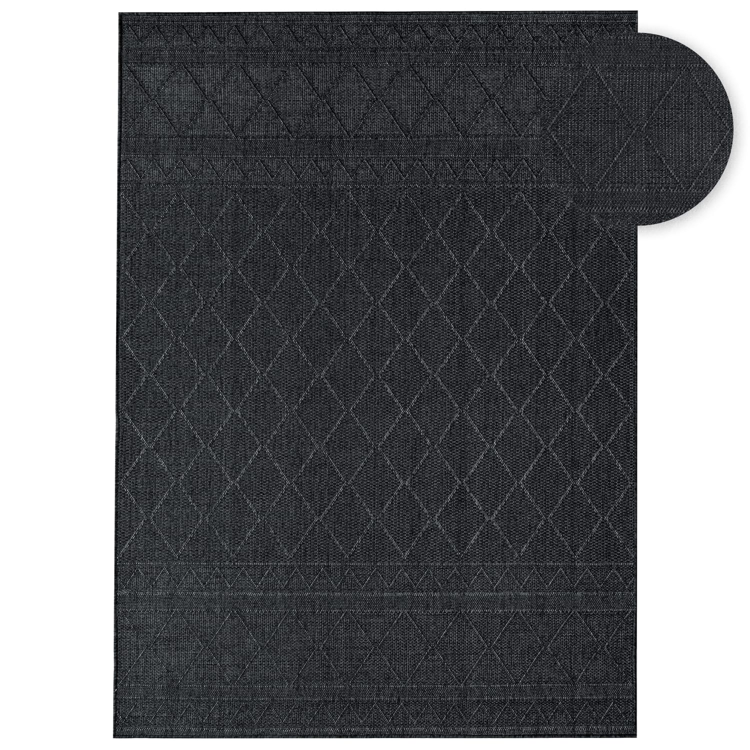 In- & Outdoor-Teppich Vermont Anthrazit