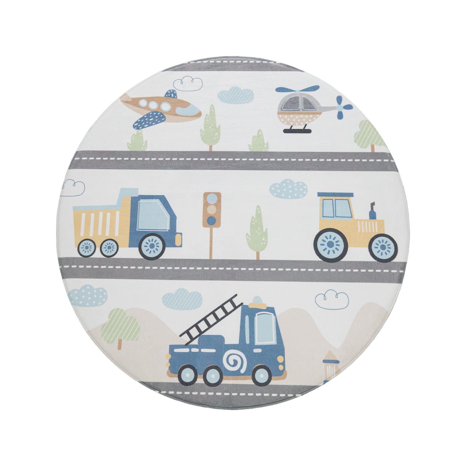 Kinderteppich waschbar Chicos Mehrfarbig