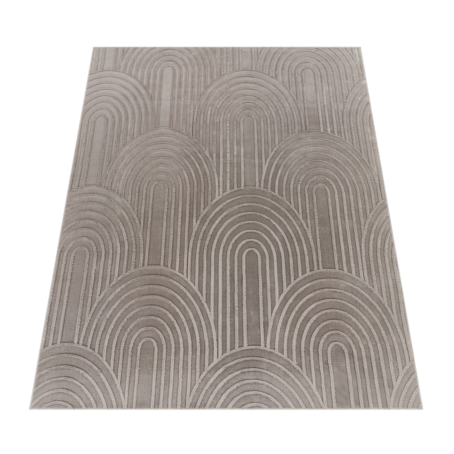 Fell-Teppich Lelystad Grau