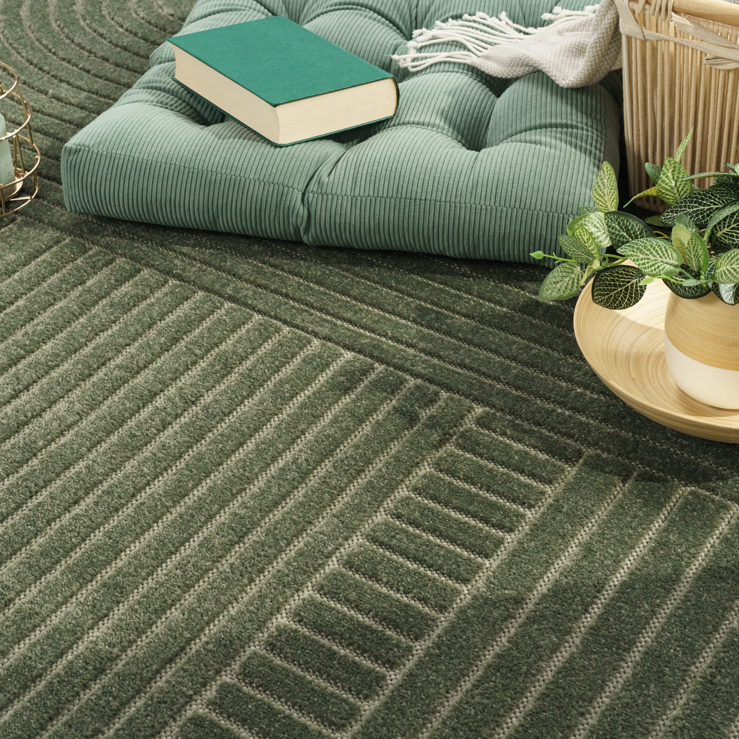 In- & Outdoor-Teppich Cotton Grün