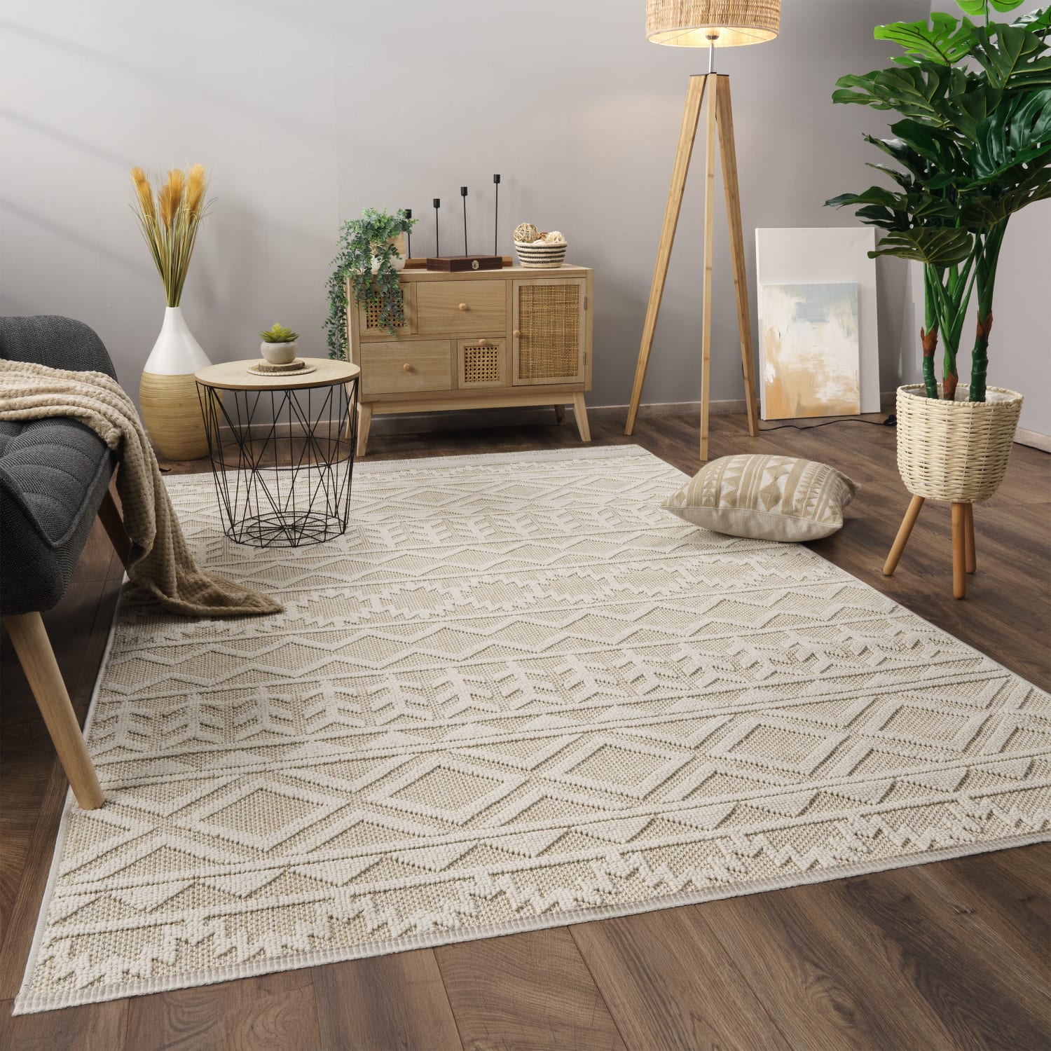 Teppich München | Creme | 240x340 cm