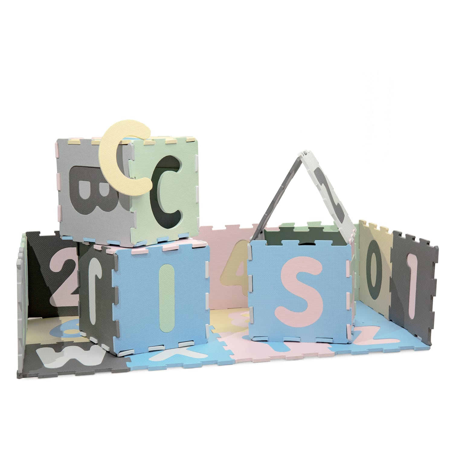 Puzzlematte Puzzle Mehrfarbig