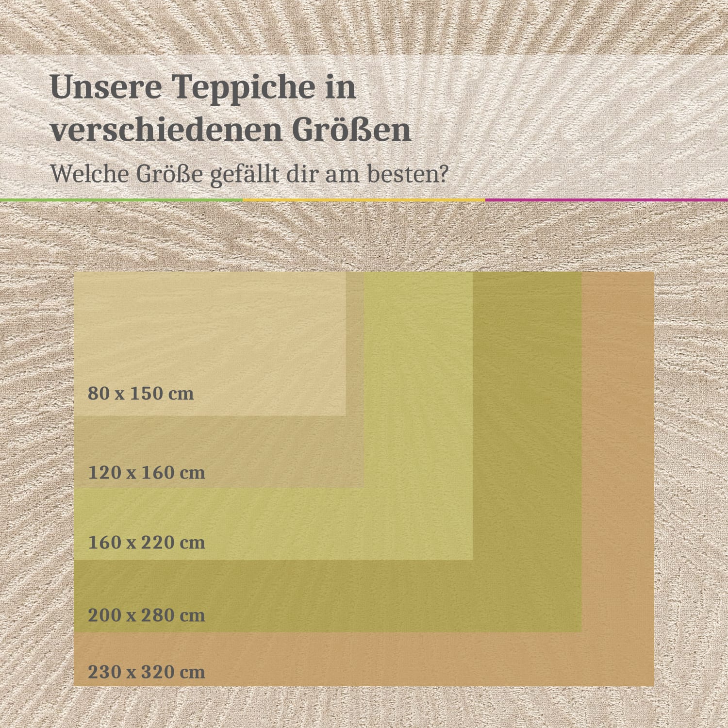 Moderner-Teppich Tinos Beige