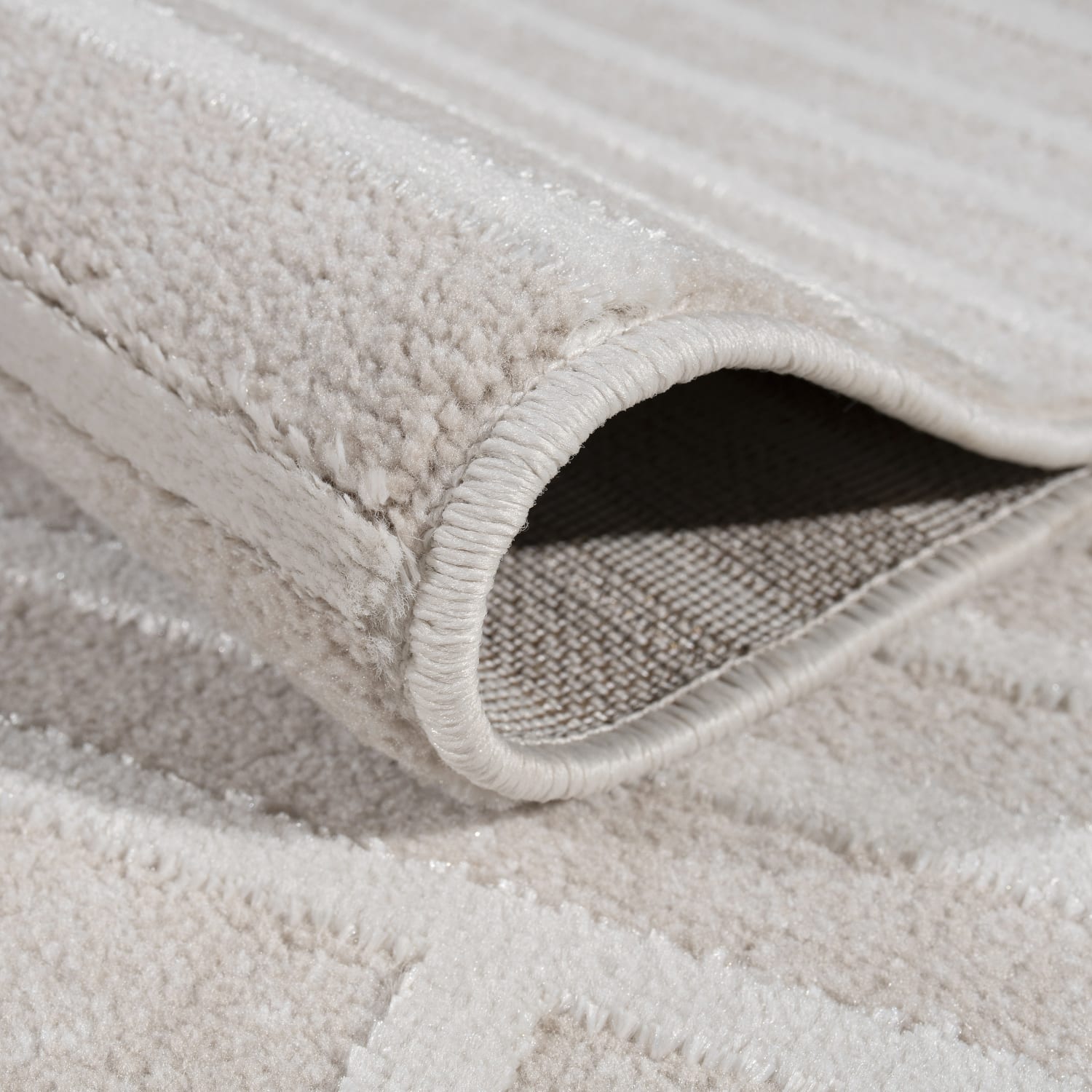 Moderner-Teppich Santorini Creme