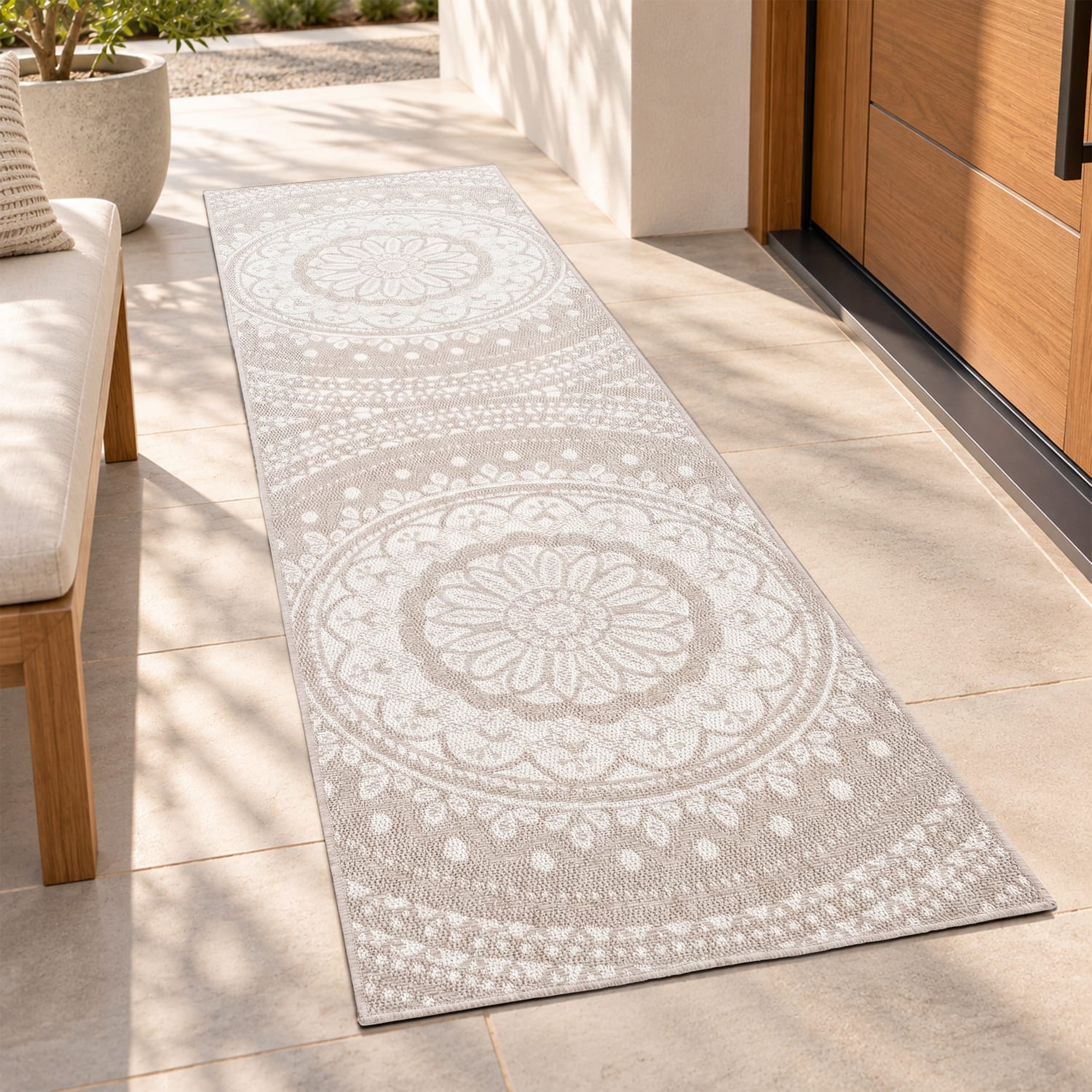 In- & Outdoor-Teppich Brescia Sand