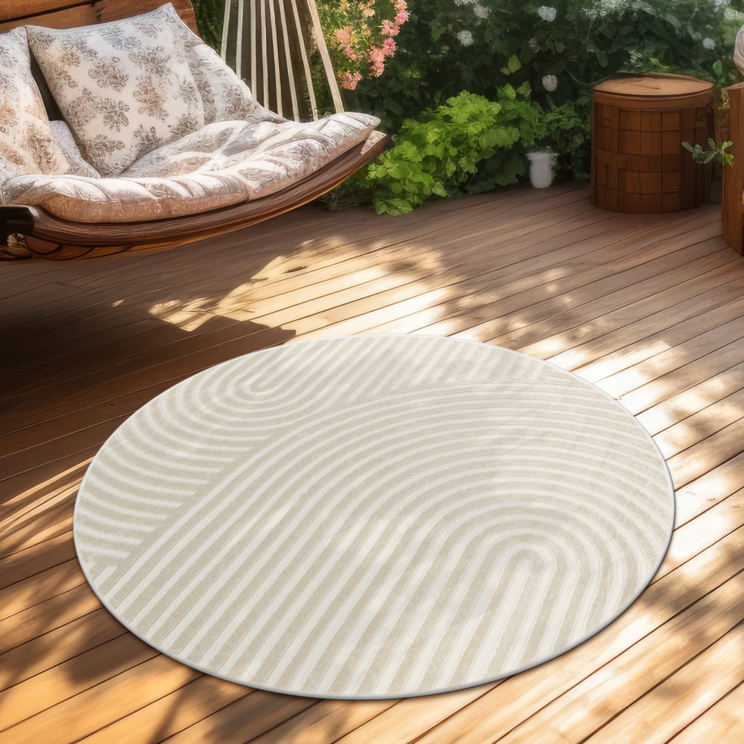 In- & Outdoor-Teppich Cotton Creme