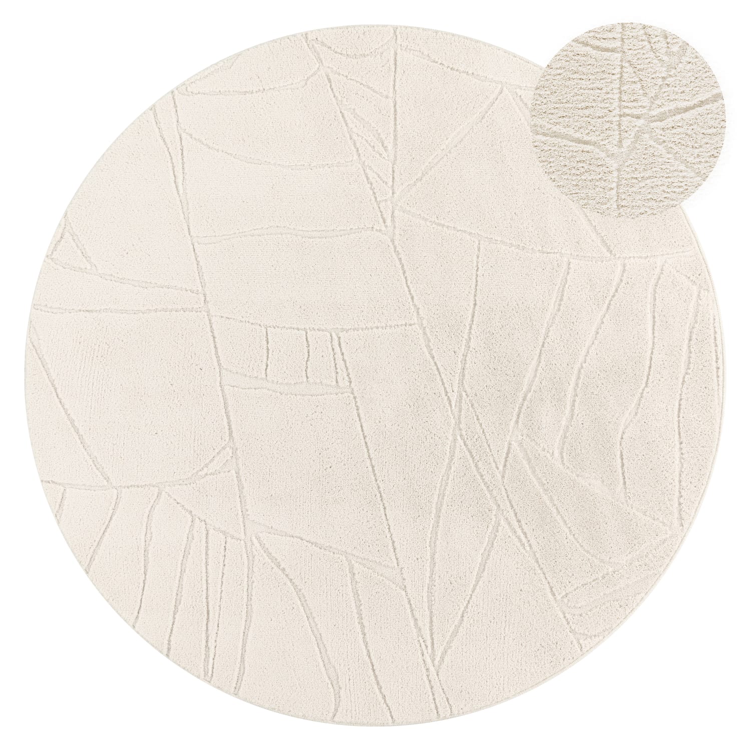 Moderner-Teppich Tokio Creme