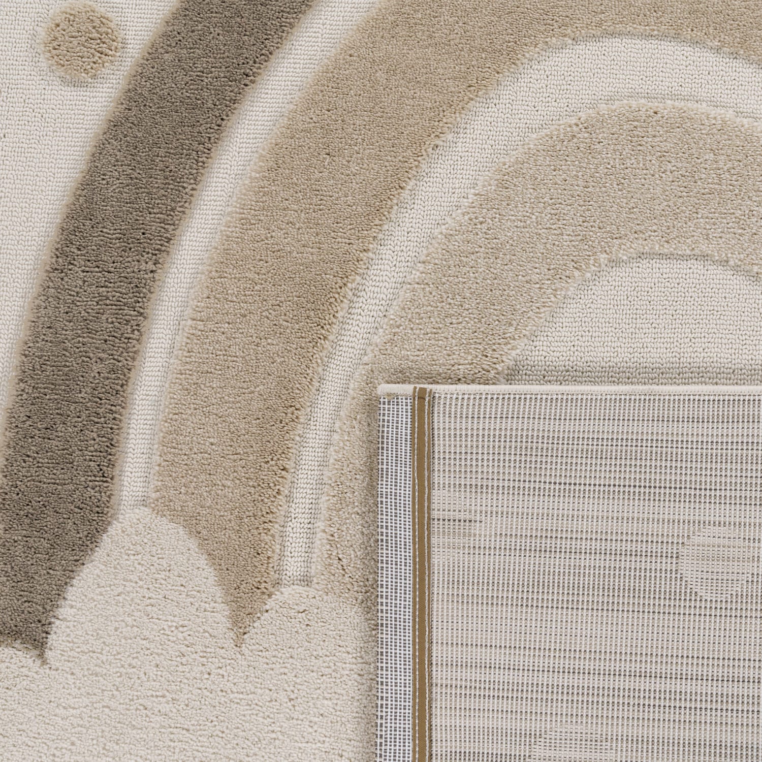 Kinder-Teppich Kika Sand