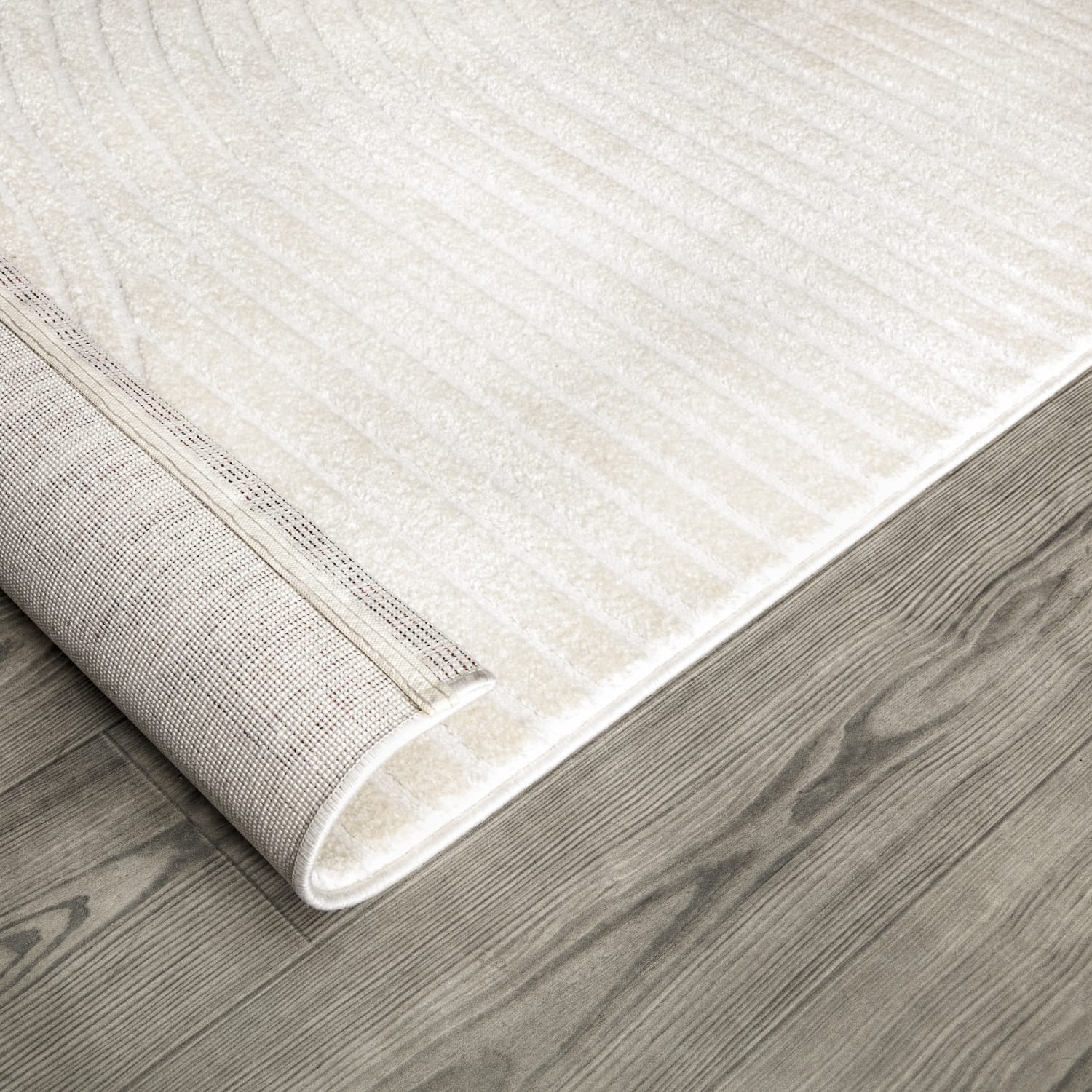 Moderner-Teppich Luzern Creme