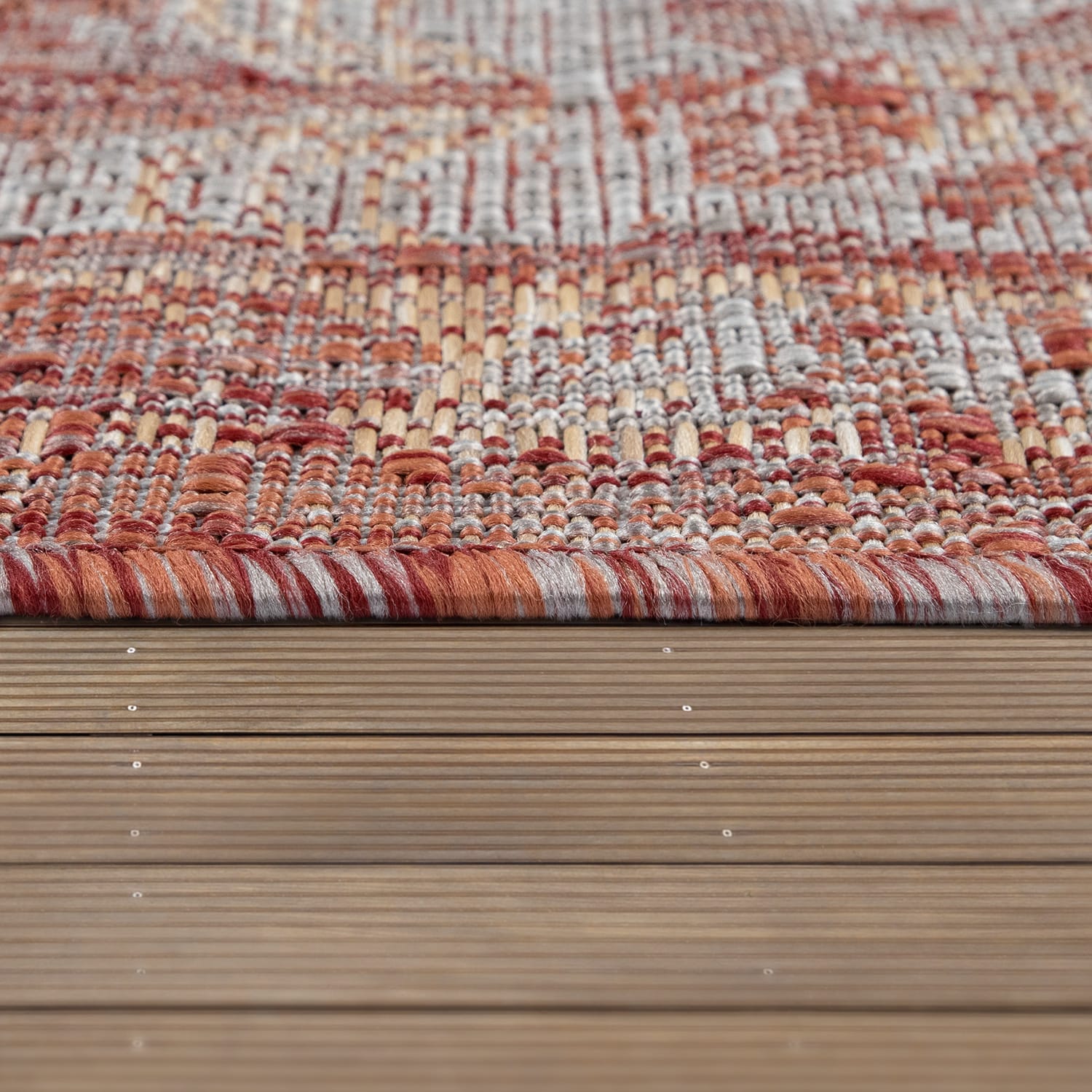 In- & Outdoor-Teppich Kuba Rot