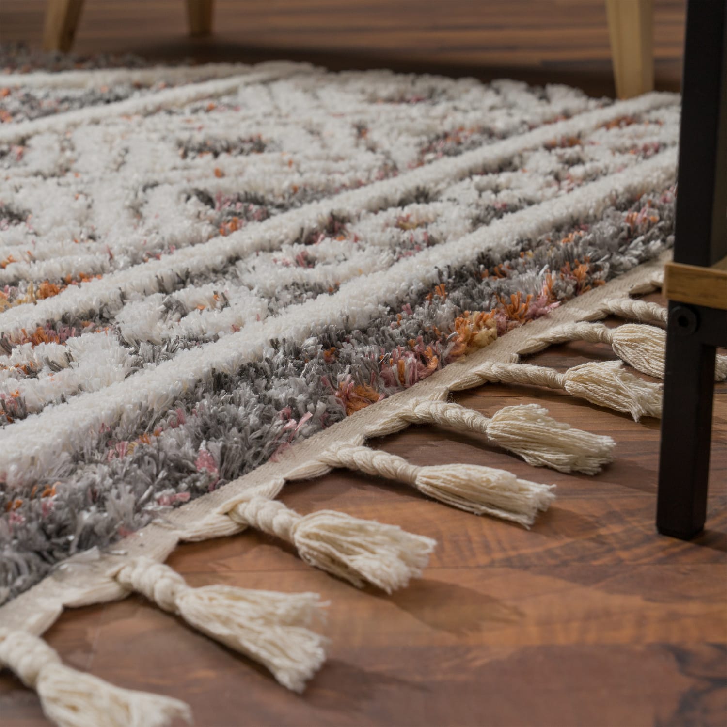 Hochflorteppich Monza Mehrfarbig