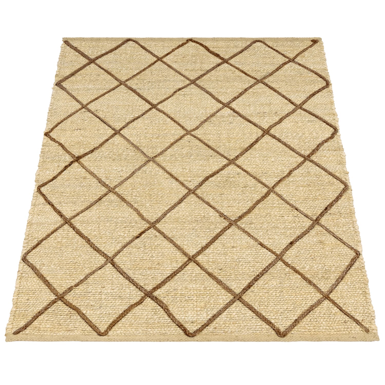 Juteteppich Skive Creme