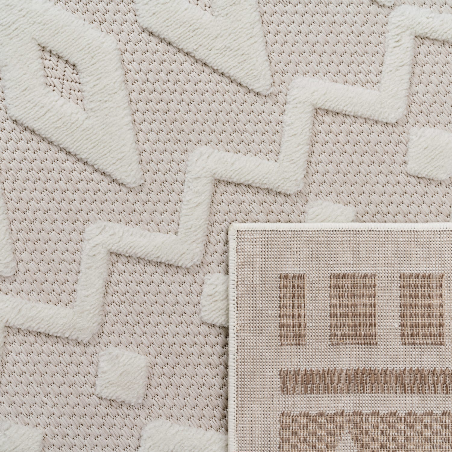 In- & Outdoor-Teppich Livorno Creme