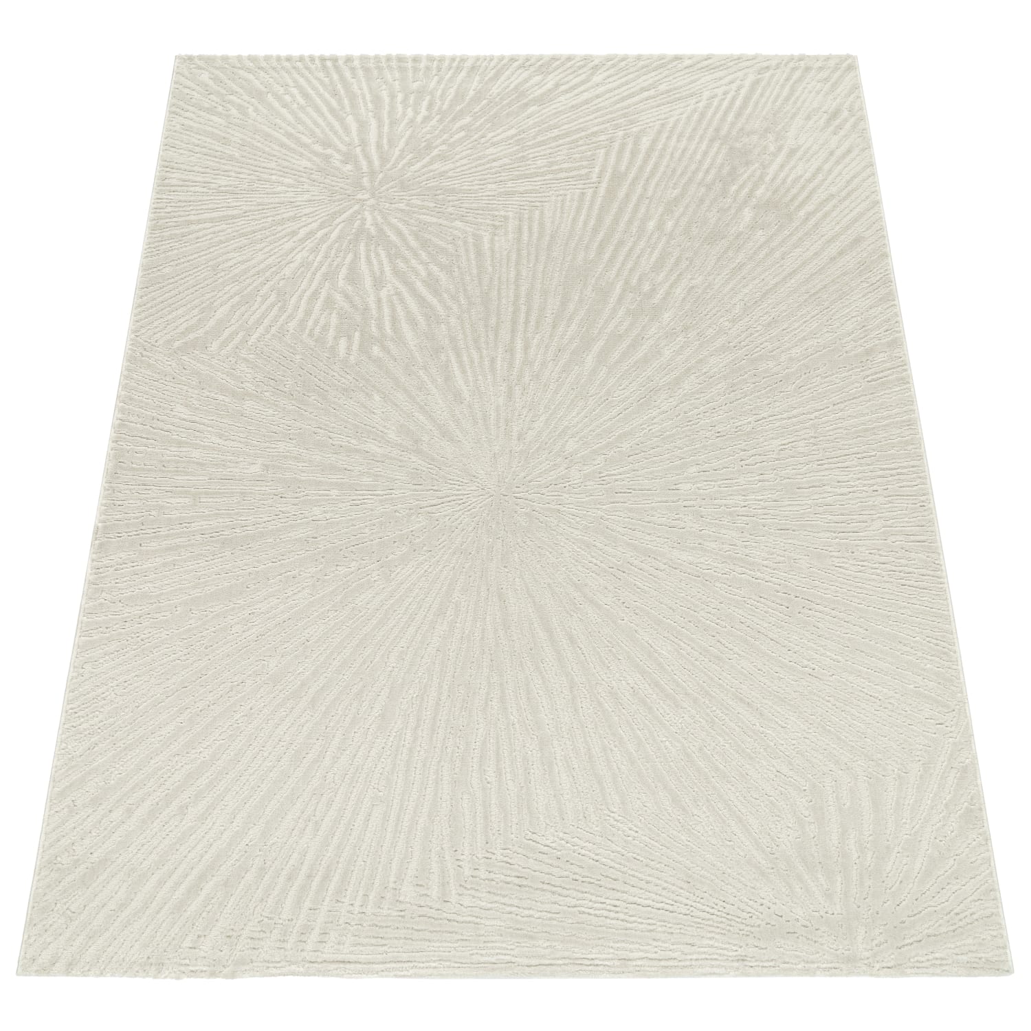 Moderner-Teppich Tinos Creme