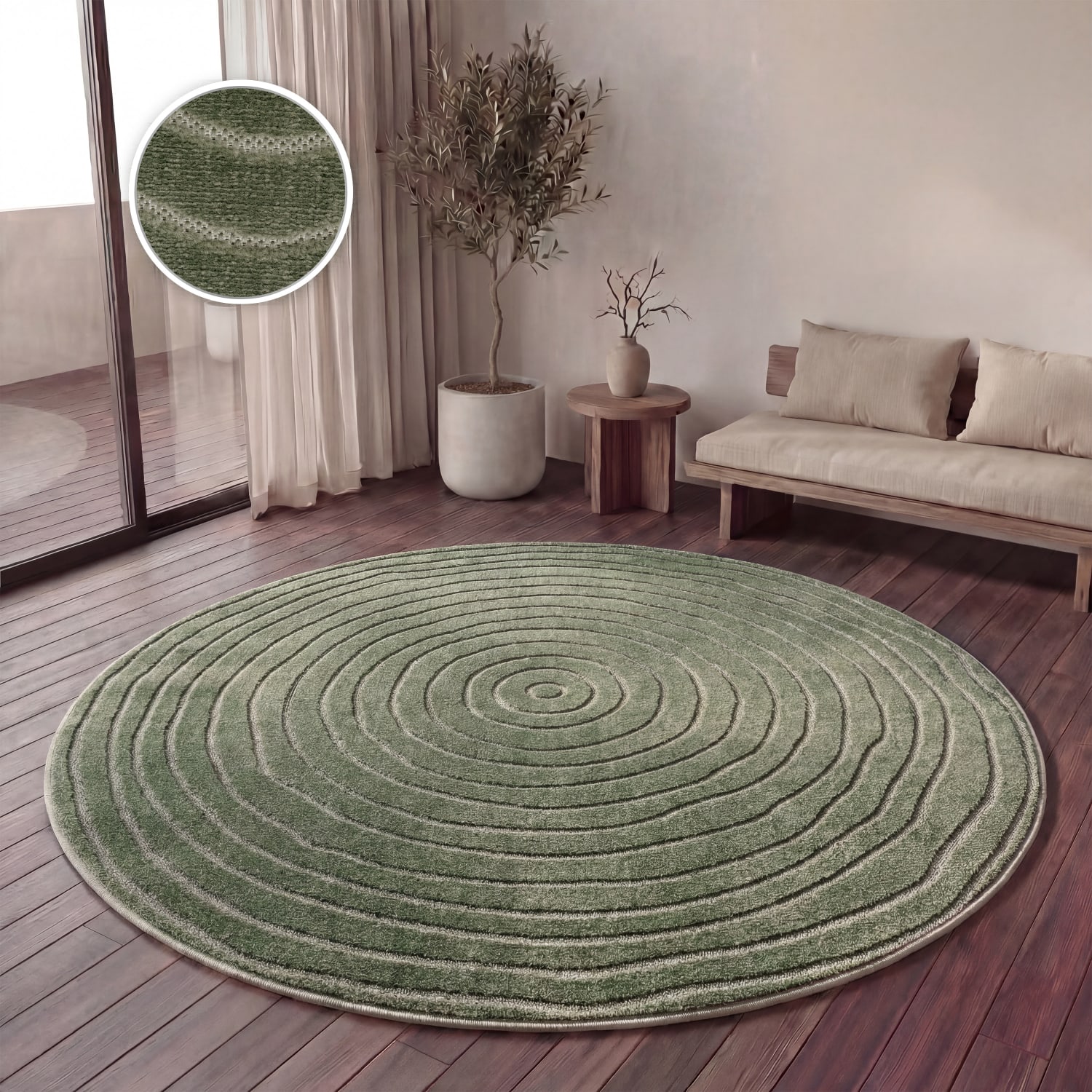 In- & Outdoor-Teppich Cotton Grün