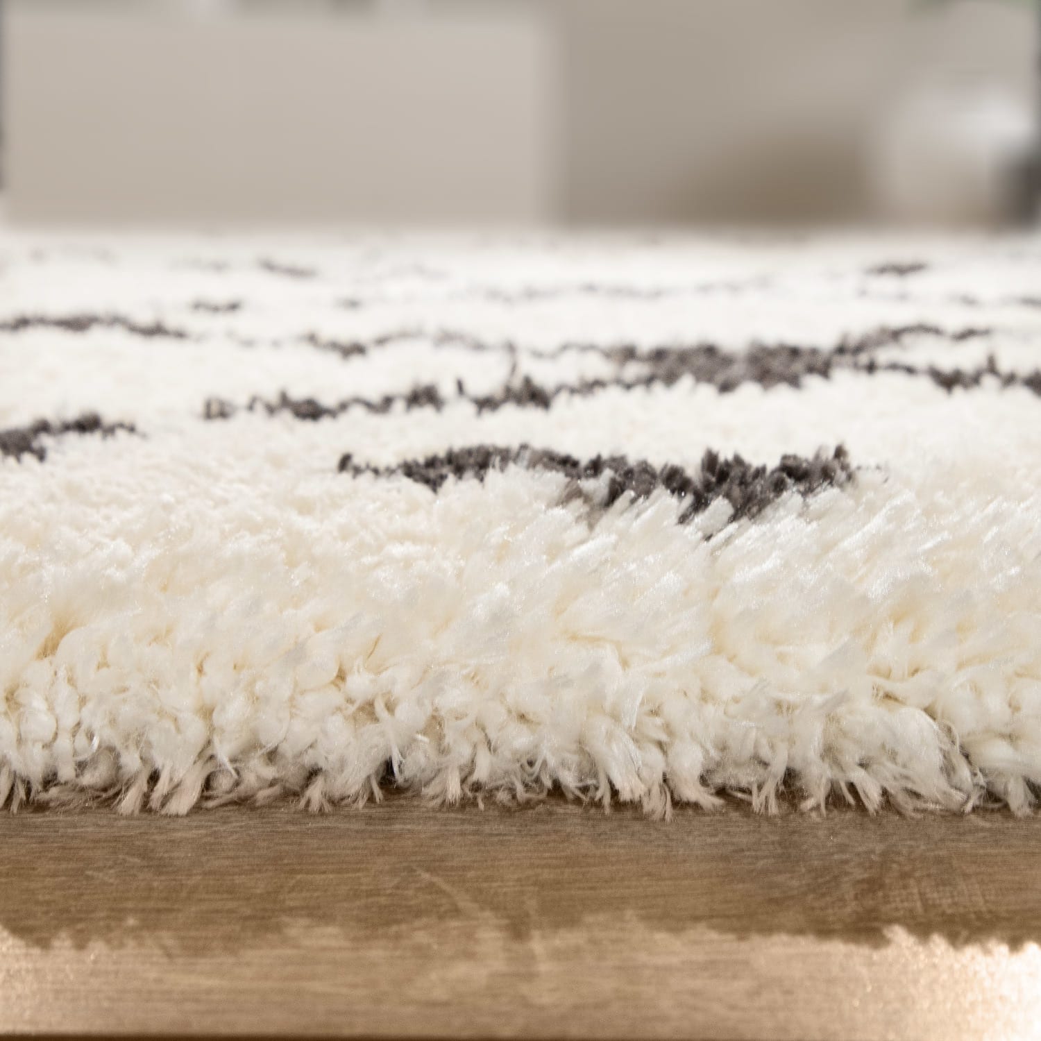 Hochflorteppich Maghreb Grau