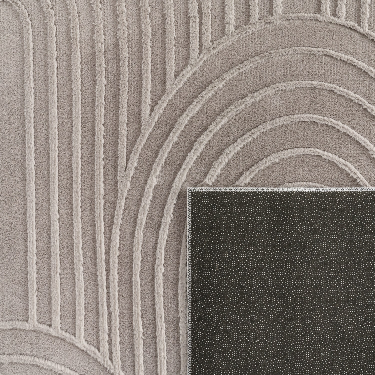 Fell-Teppich Lelystad Grau