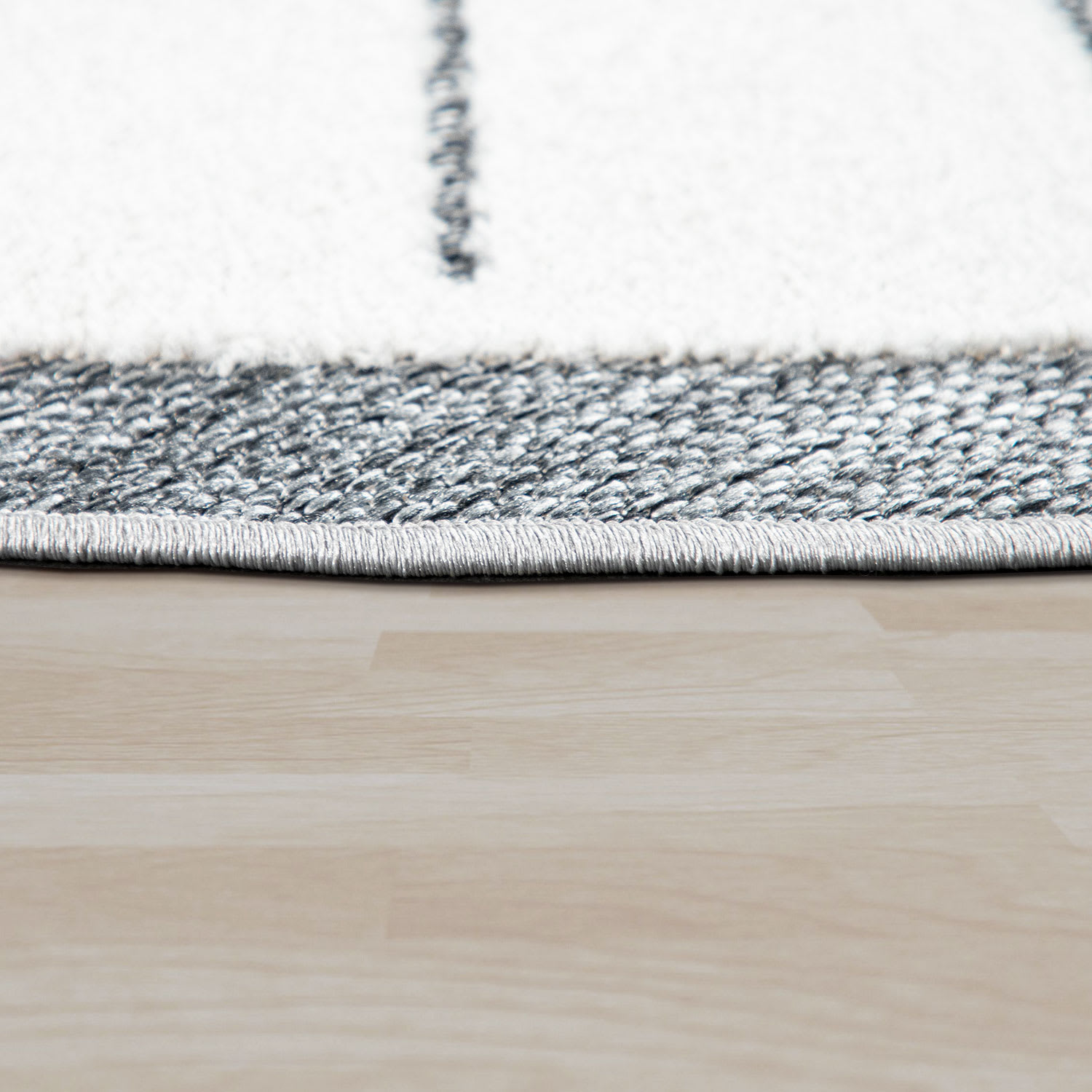 Kinderteppich In- & Outdoor Tweet Grau