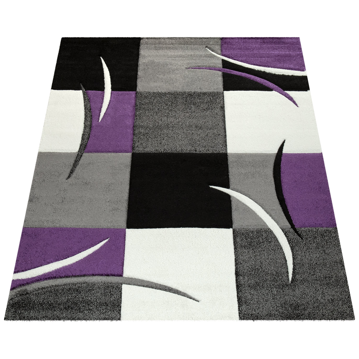 Moderner-Teppich Diamond Lila