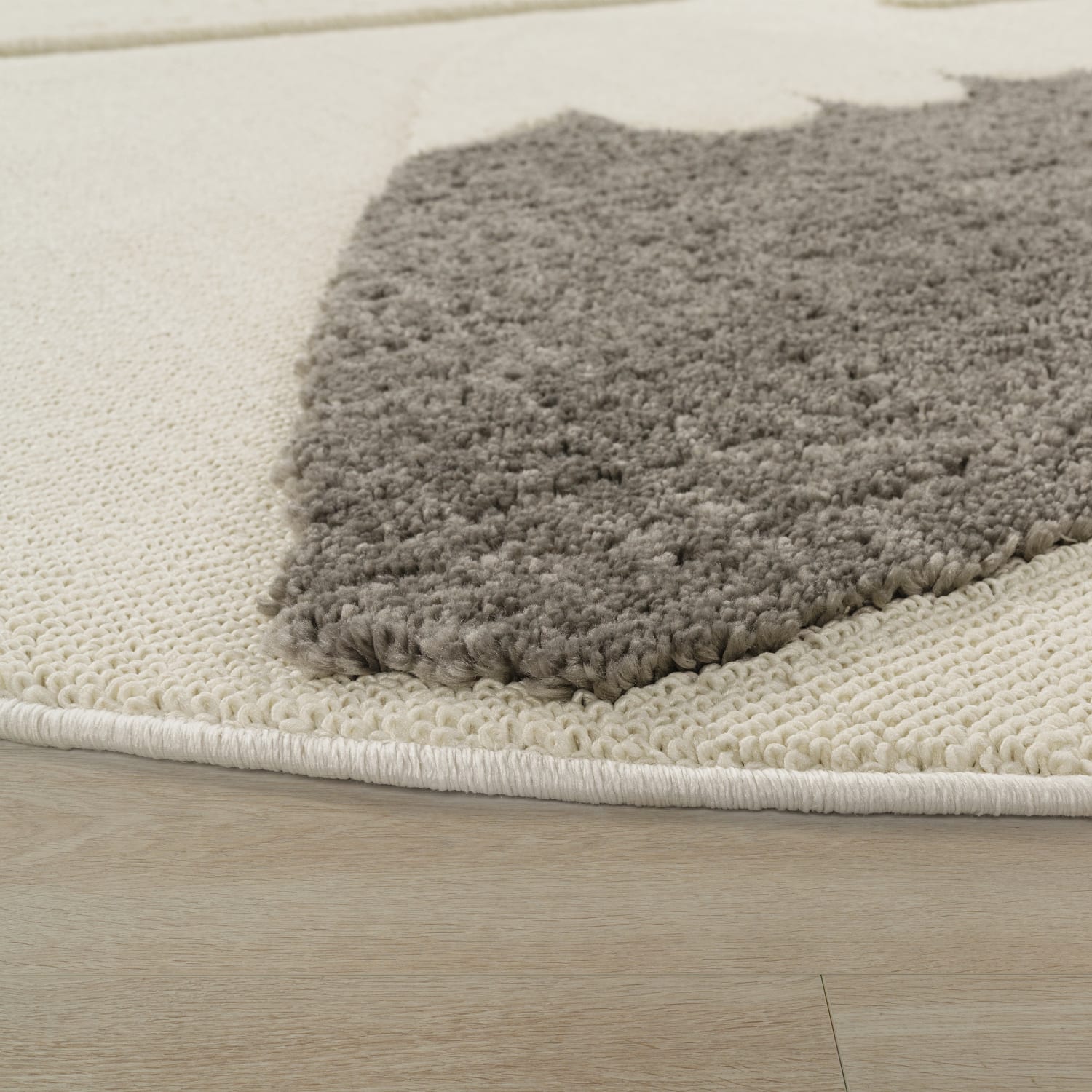 Kinder-Teppich Togo Creme