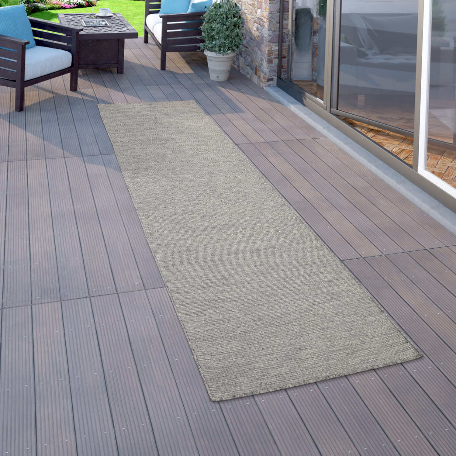 In- & Outdoor-Teppich Sonset Taupe