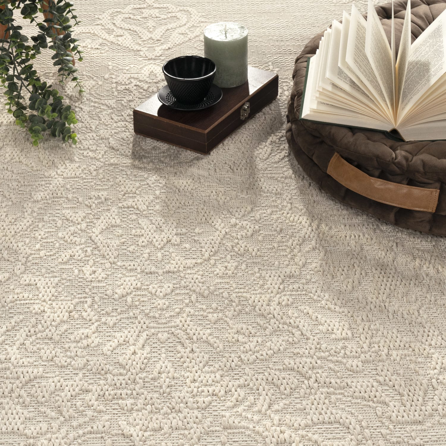 In- & Outdoor-Teppich Rimini Creme