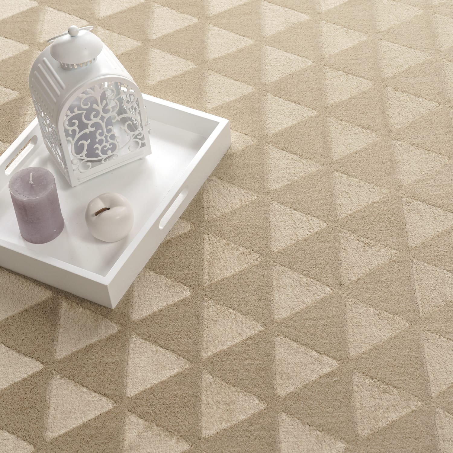 Teppich waschbar Haarlem Beige