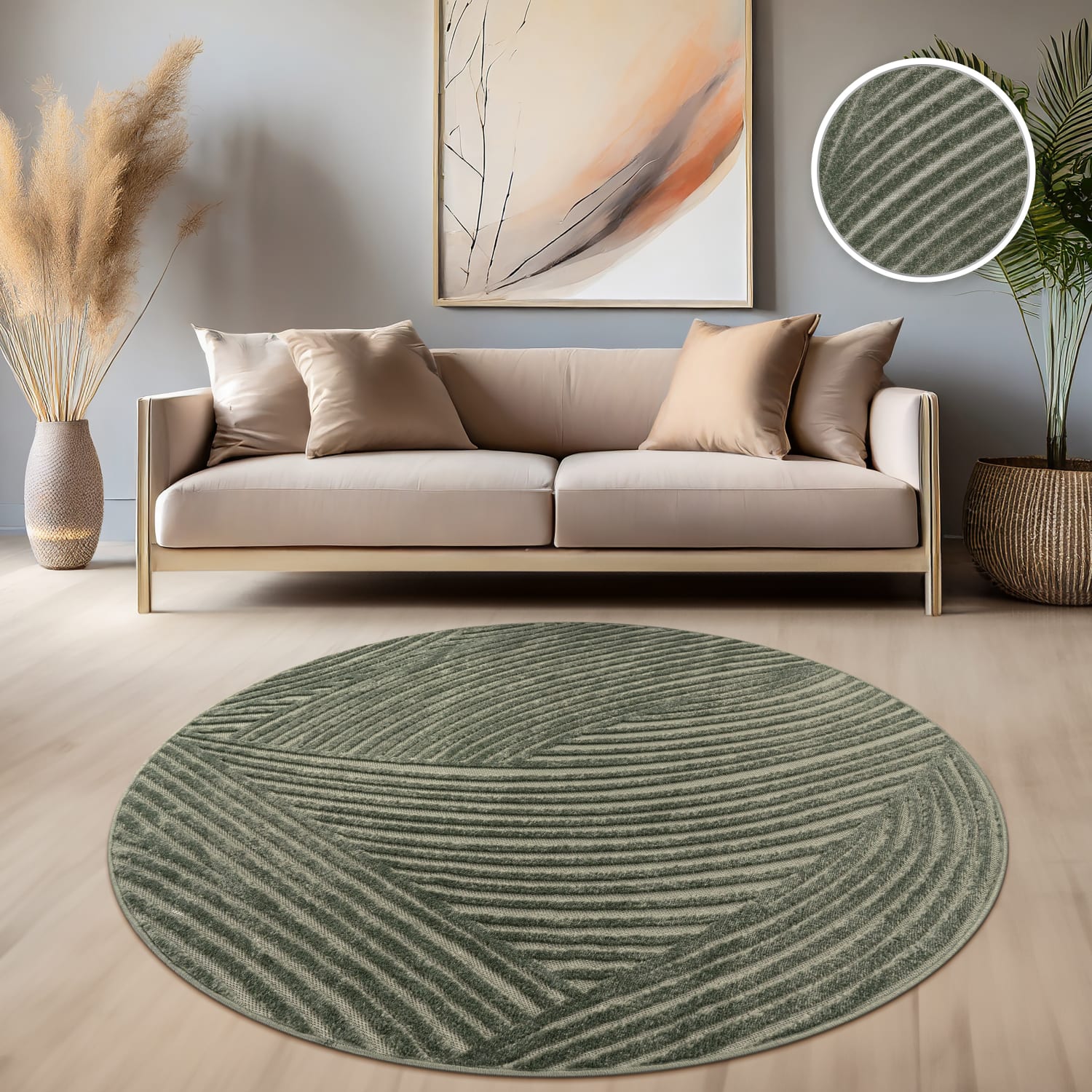 In- & Outdoor-Teppich Cotton Grün