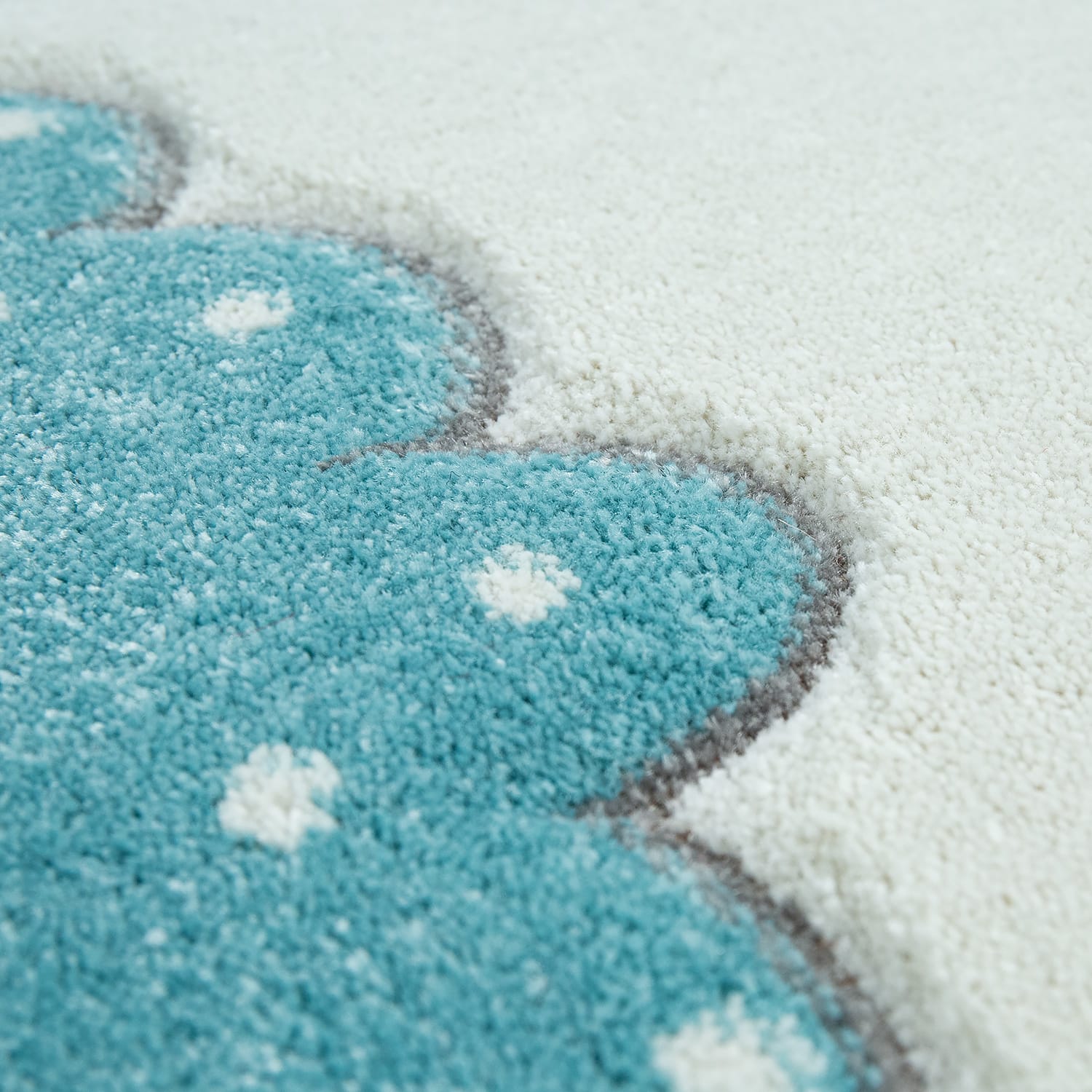 Kinder-Teppich Ela Creme