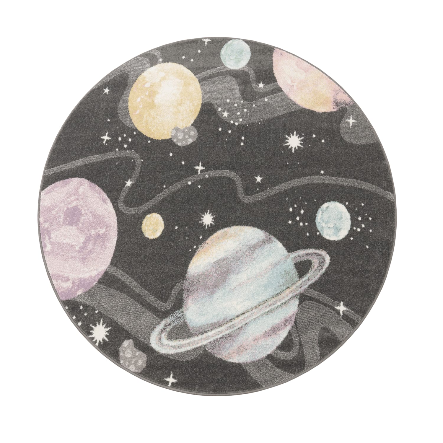 Kinder-Teppich Nino Anthrazit