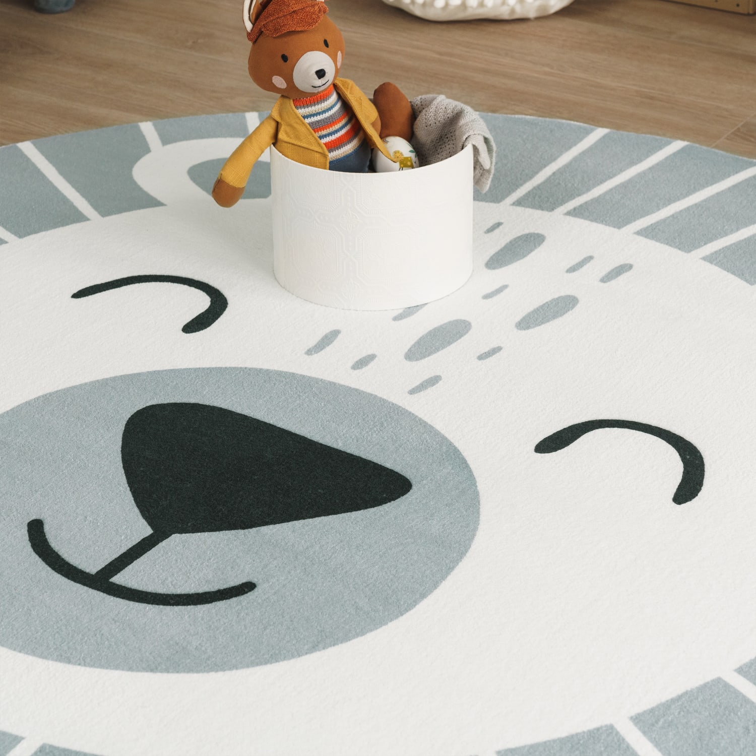 Kinderteppich waschbar Tosbik Grau