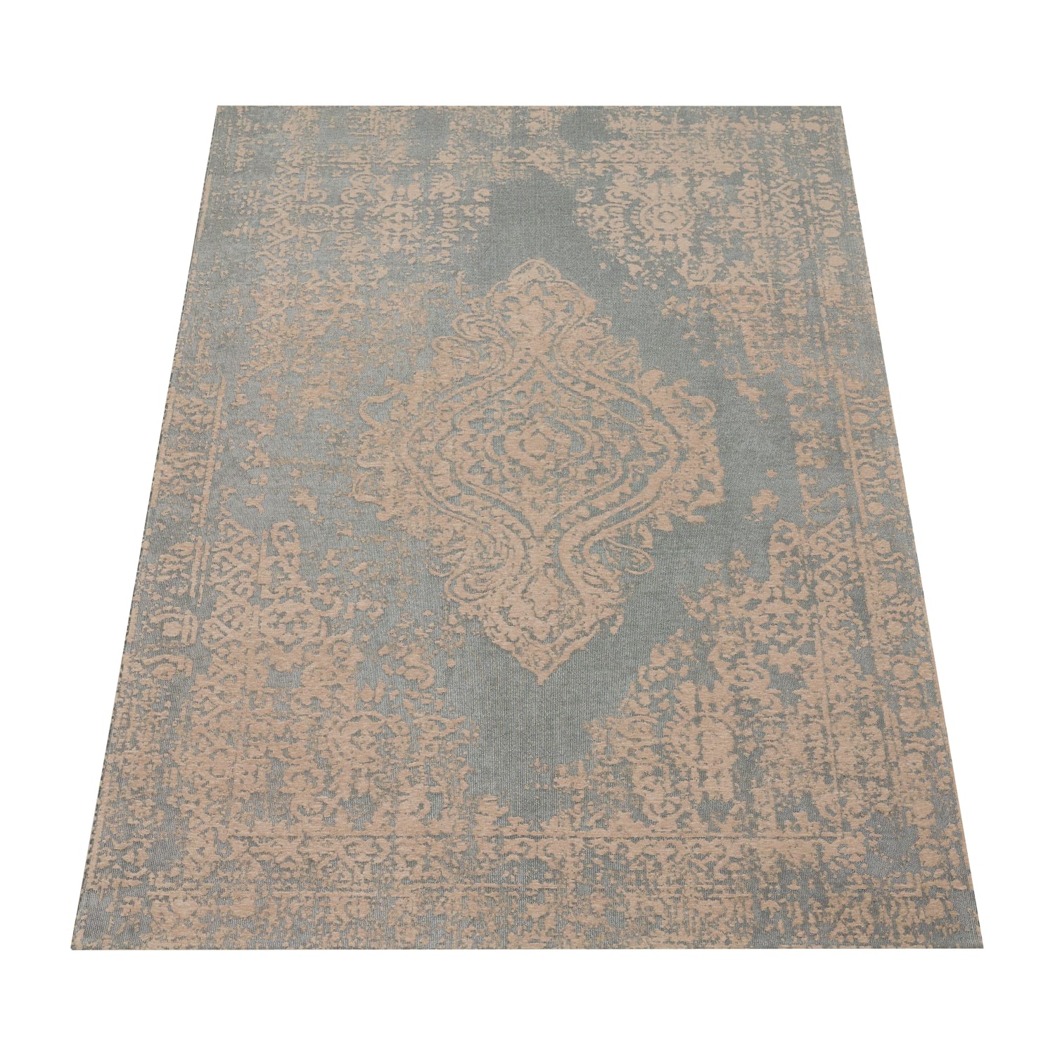 Flachgeweber Teppich Mariba Beige