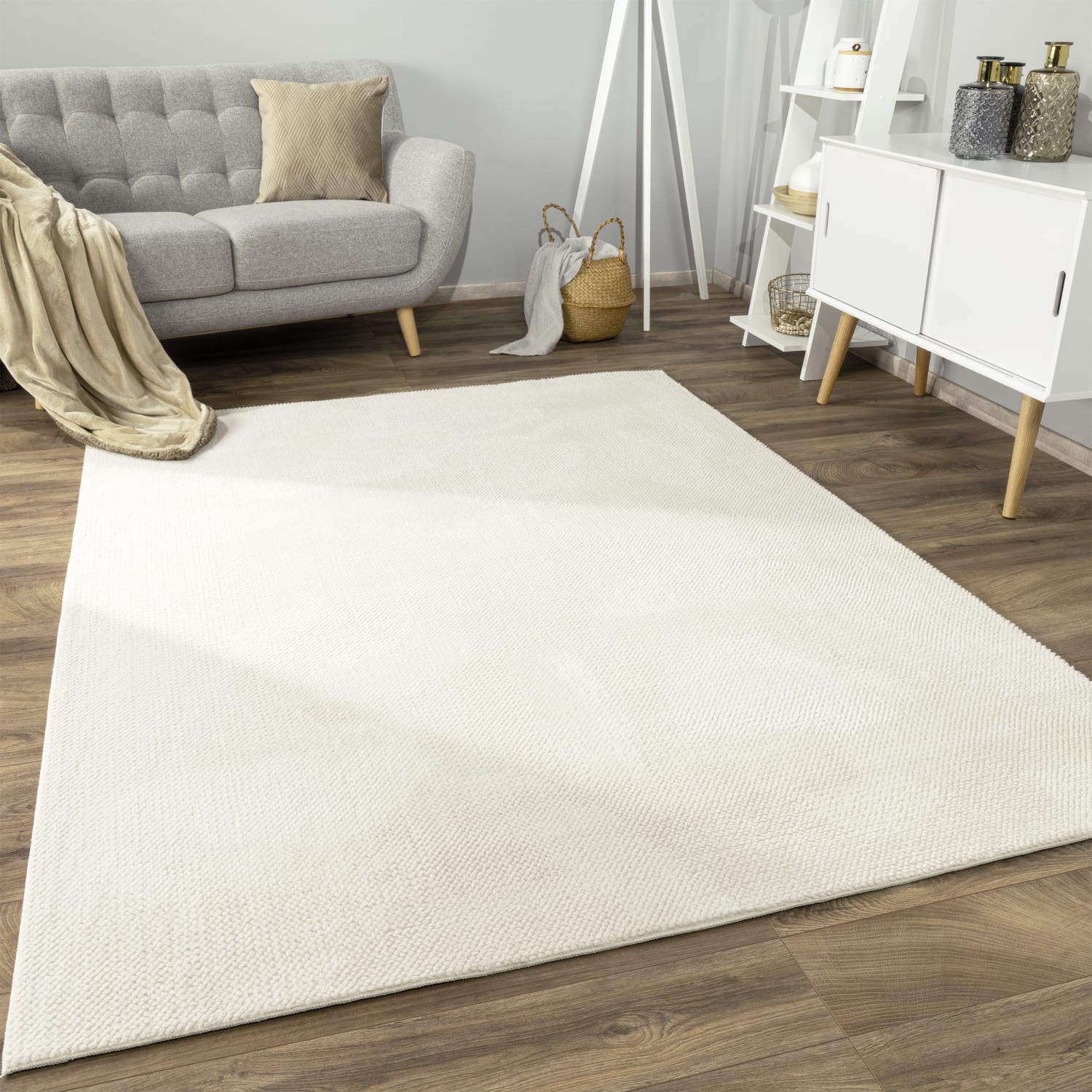 Fell-Teppich Sevilla Creme