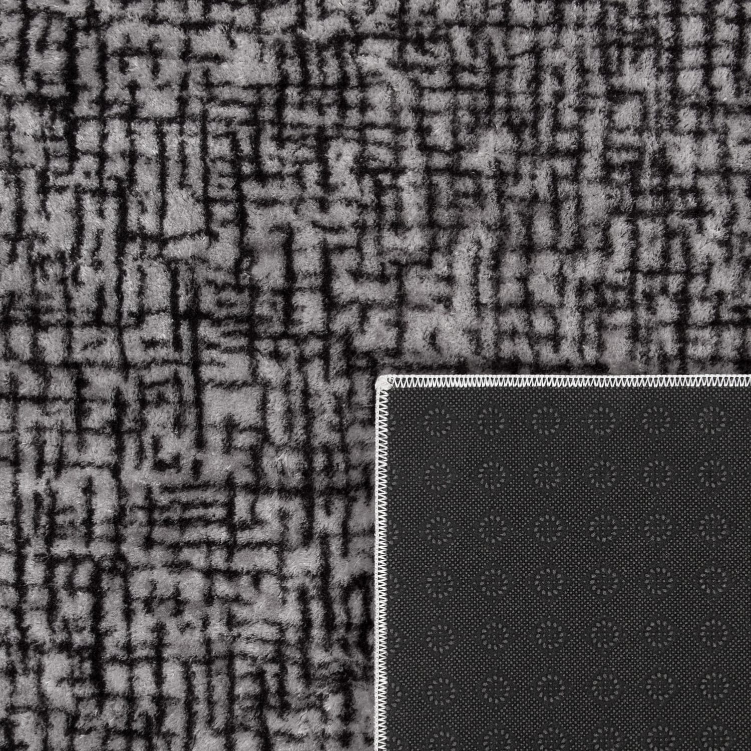 Moderner-Teppich Malaga Grau