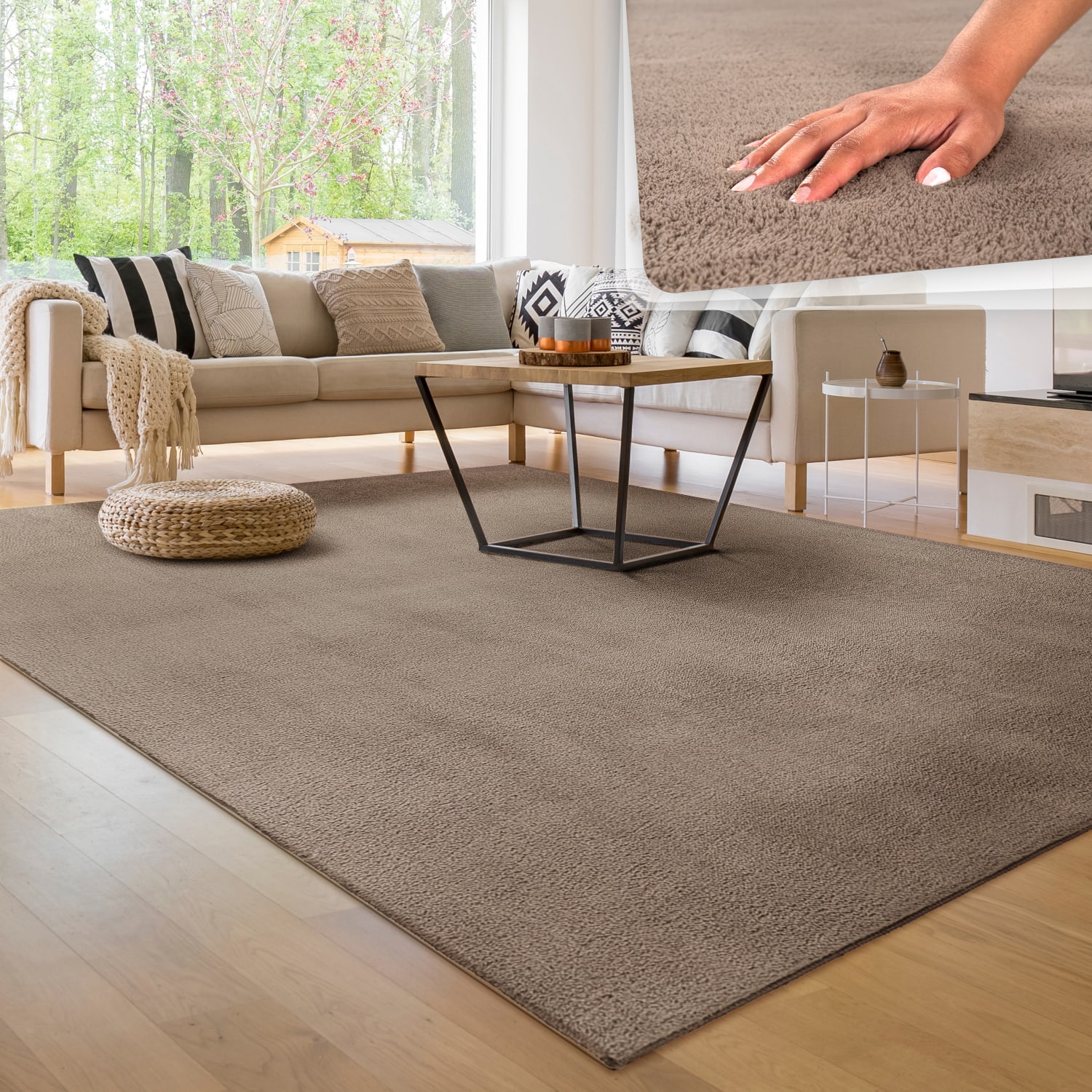 Teppich Cadiz | Taupe | 300x400 cm