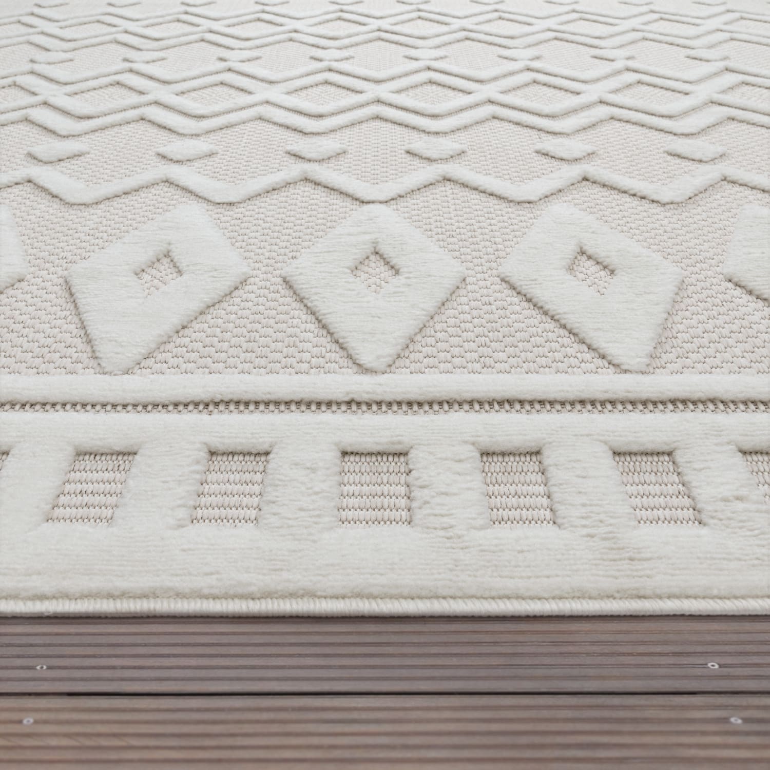 In- & Outdoor-Teppich Livorno Creme