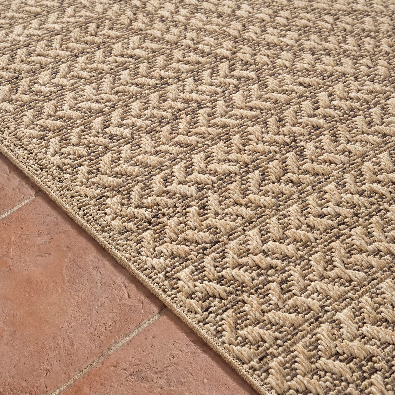In- & Outdoor-Teppich Waregem Beige