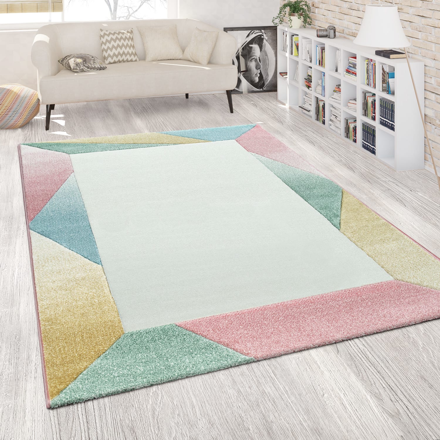 Teppich Mia Mehrfarbig