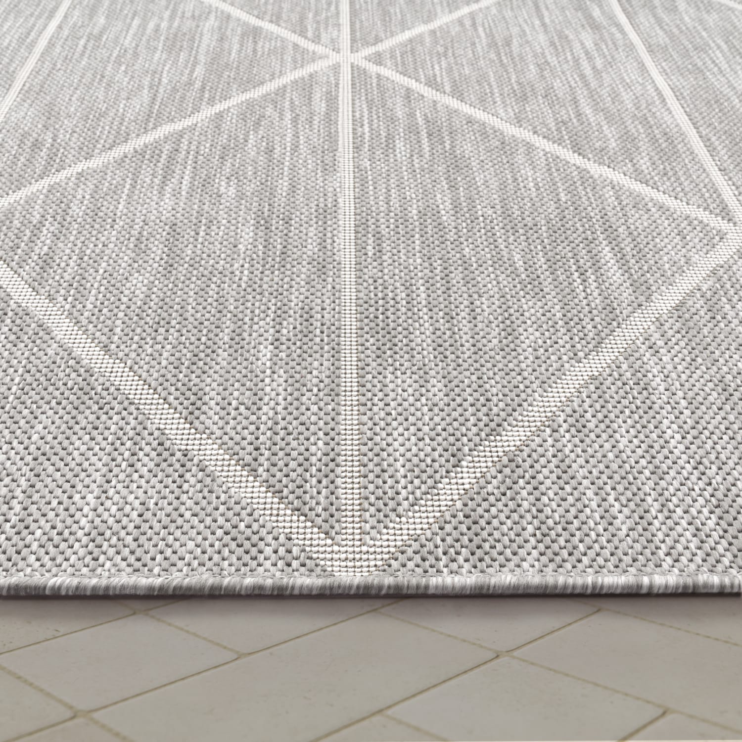 In- & Outdoor-Teppich Modena Grau